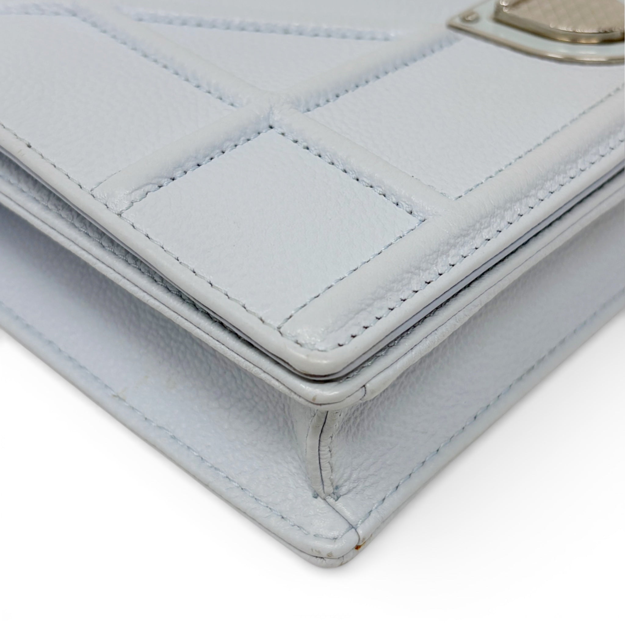 Dior Blue Diorama Wallet On Chain