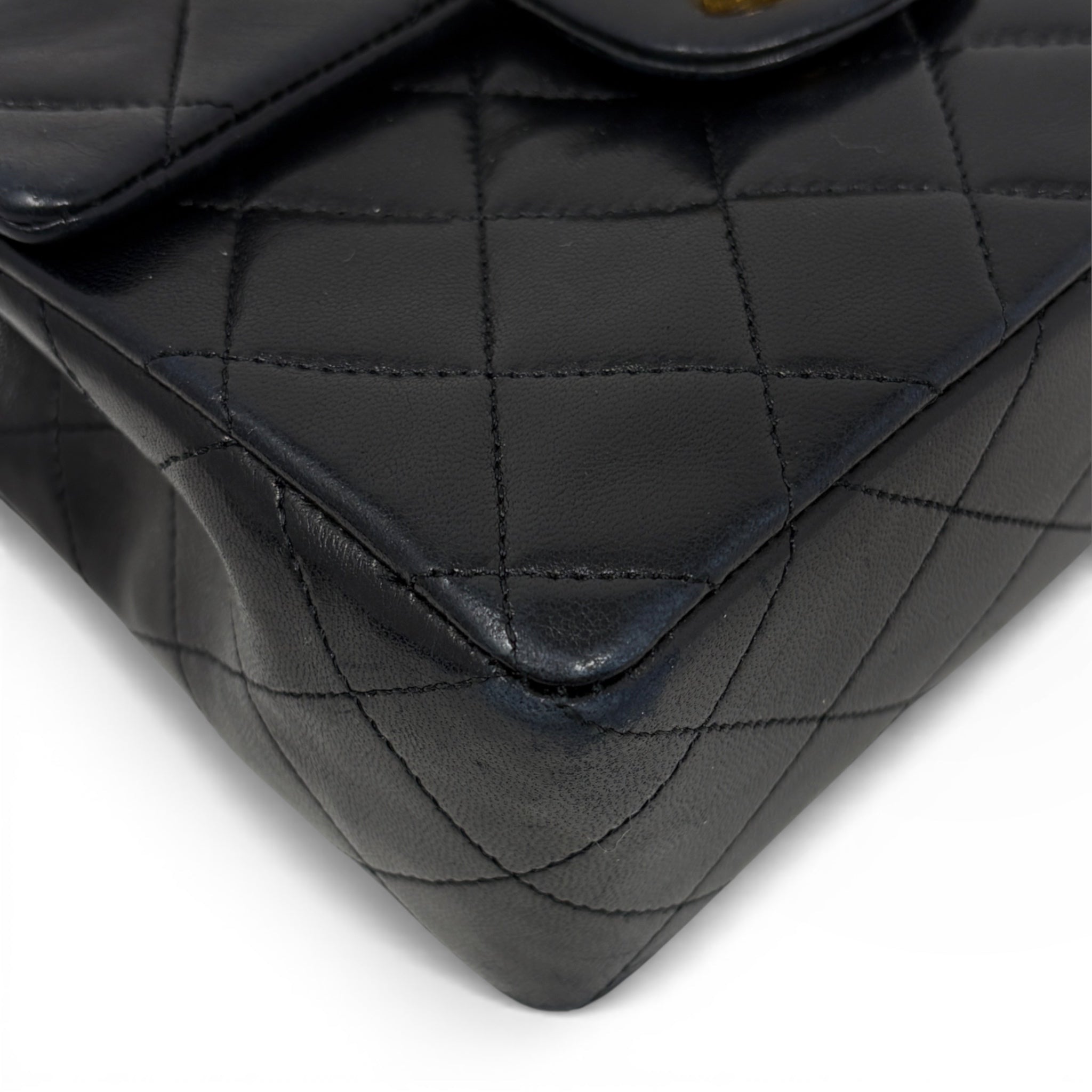 Chanel Black Vintage Mini Square Flap