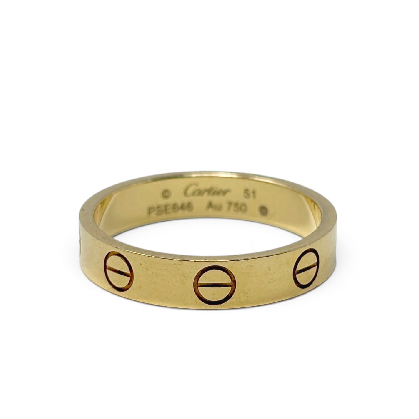 Cartier Yellow Gold Small Love Ring 51