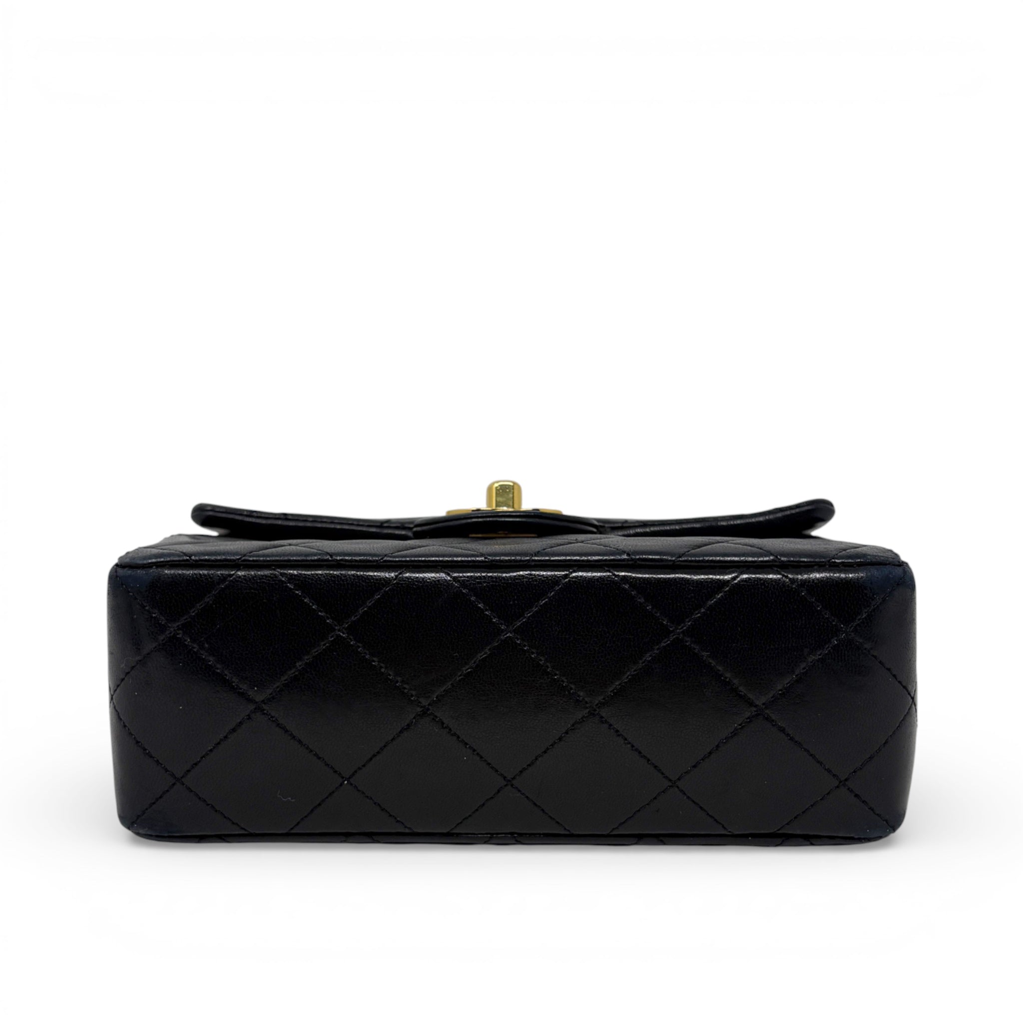 Chanel Black Vintage Mini Square Flap