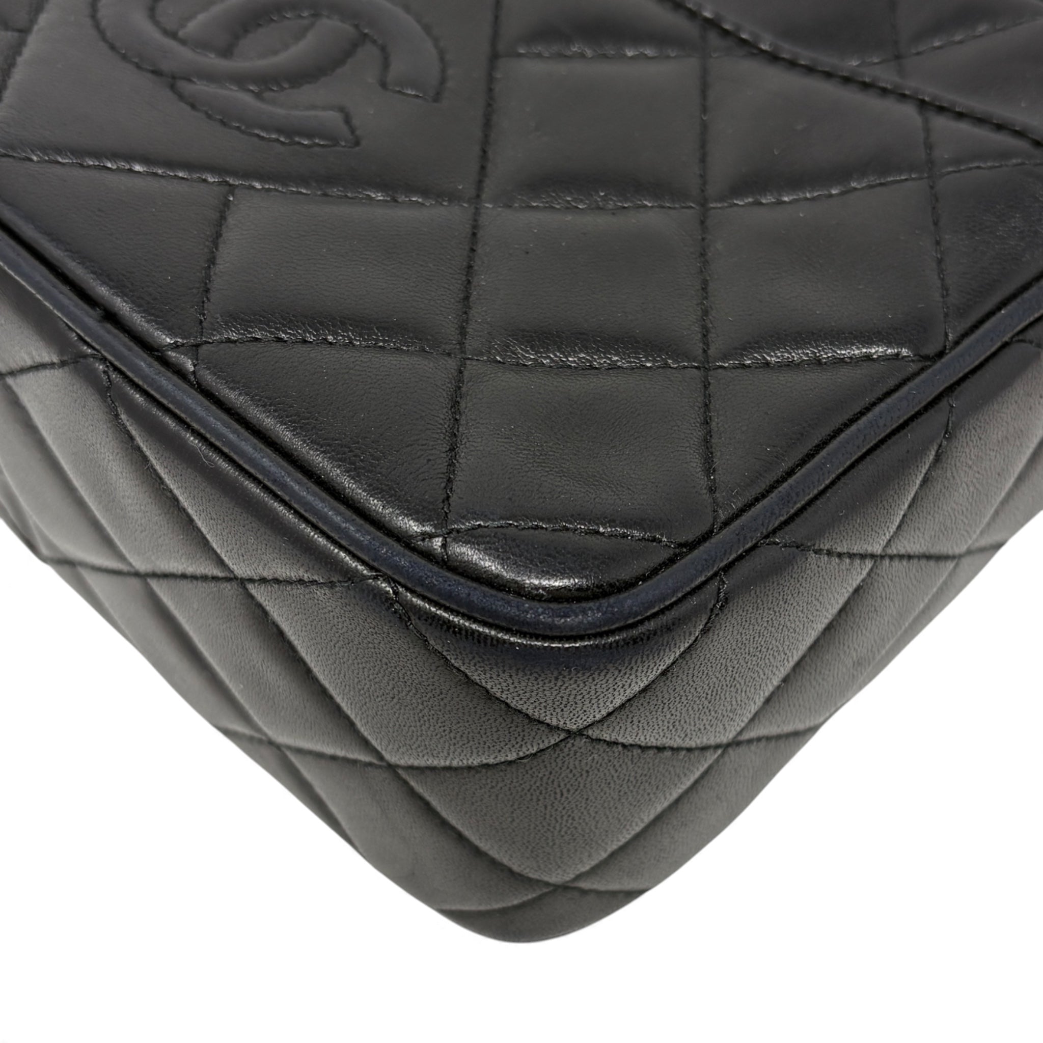 Chanel Black Vintage Tassel Camera Bag