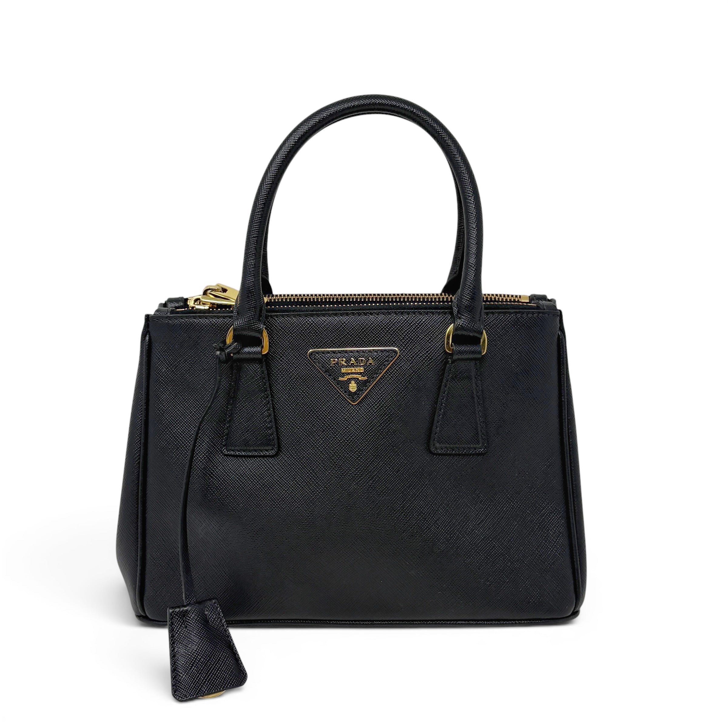 Prada Black Small Galleria Tote