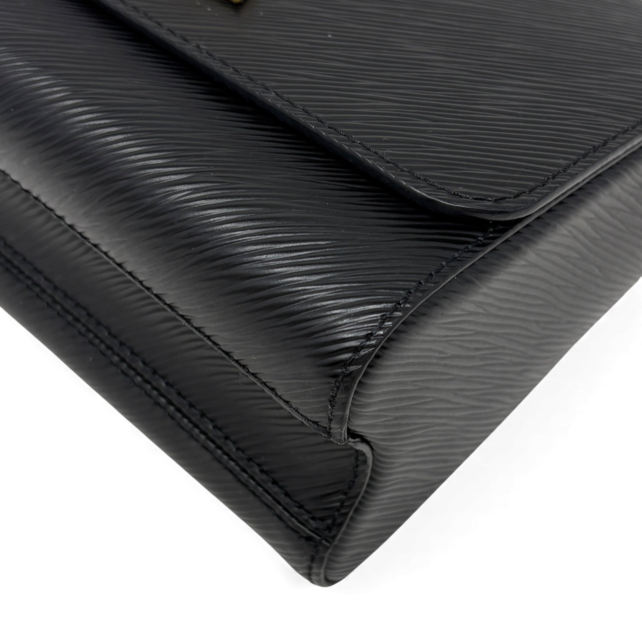 Louis Vuitton Black Epi Twist MM