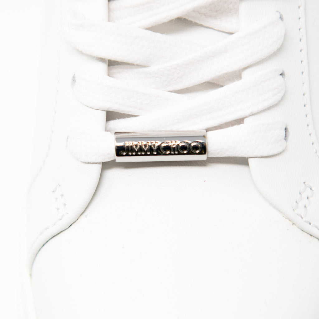 Jimmy Choo White Rome/F Sneakers 35.5