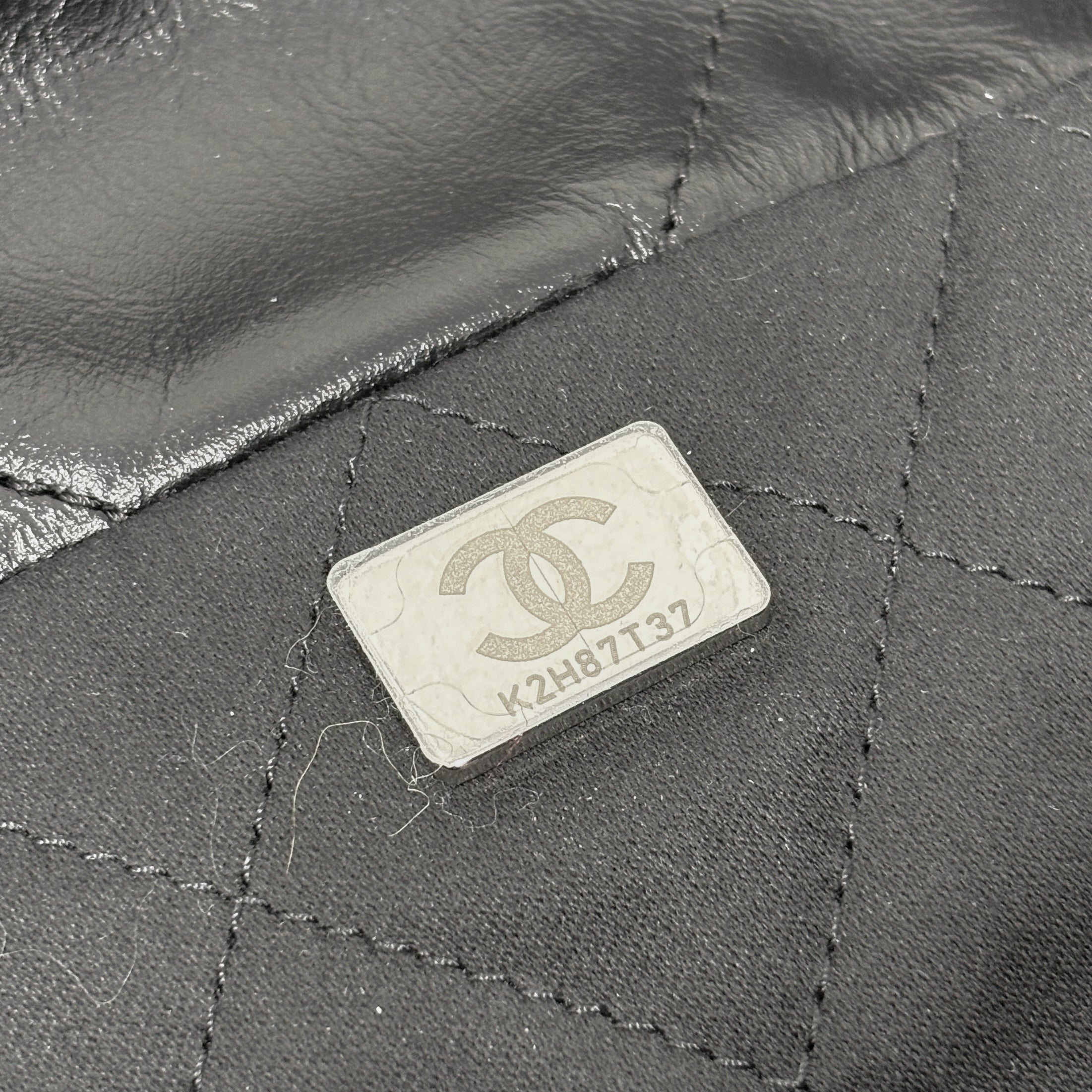 Chanel Black 22 Small Hobo Bag
