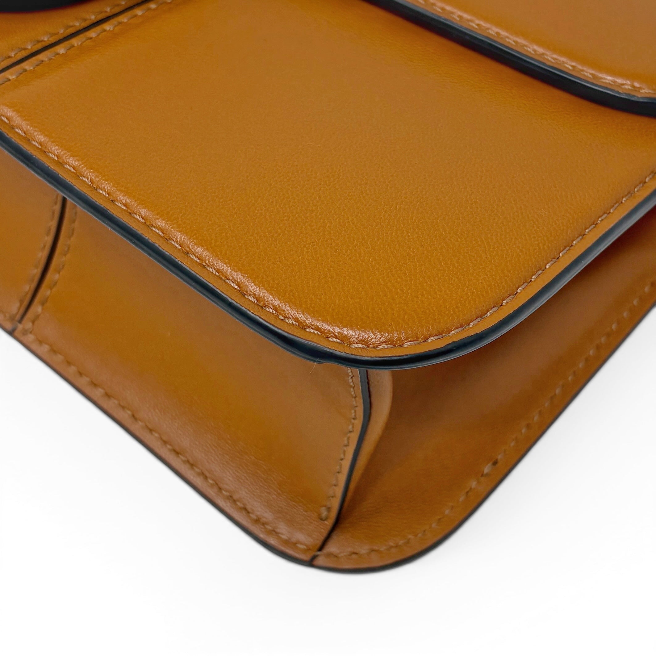 Valentino Brown Vlogo Loco Bag