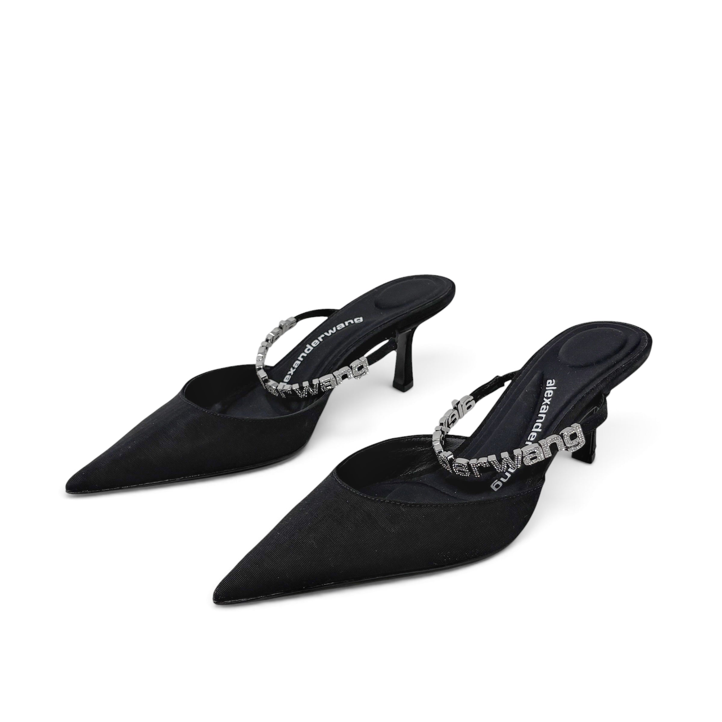 Alexander Wang Black Delphine Mules 36