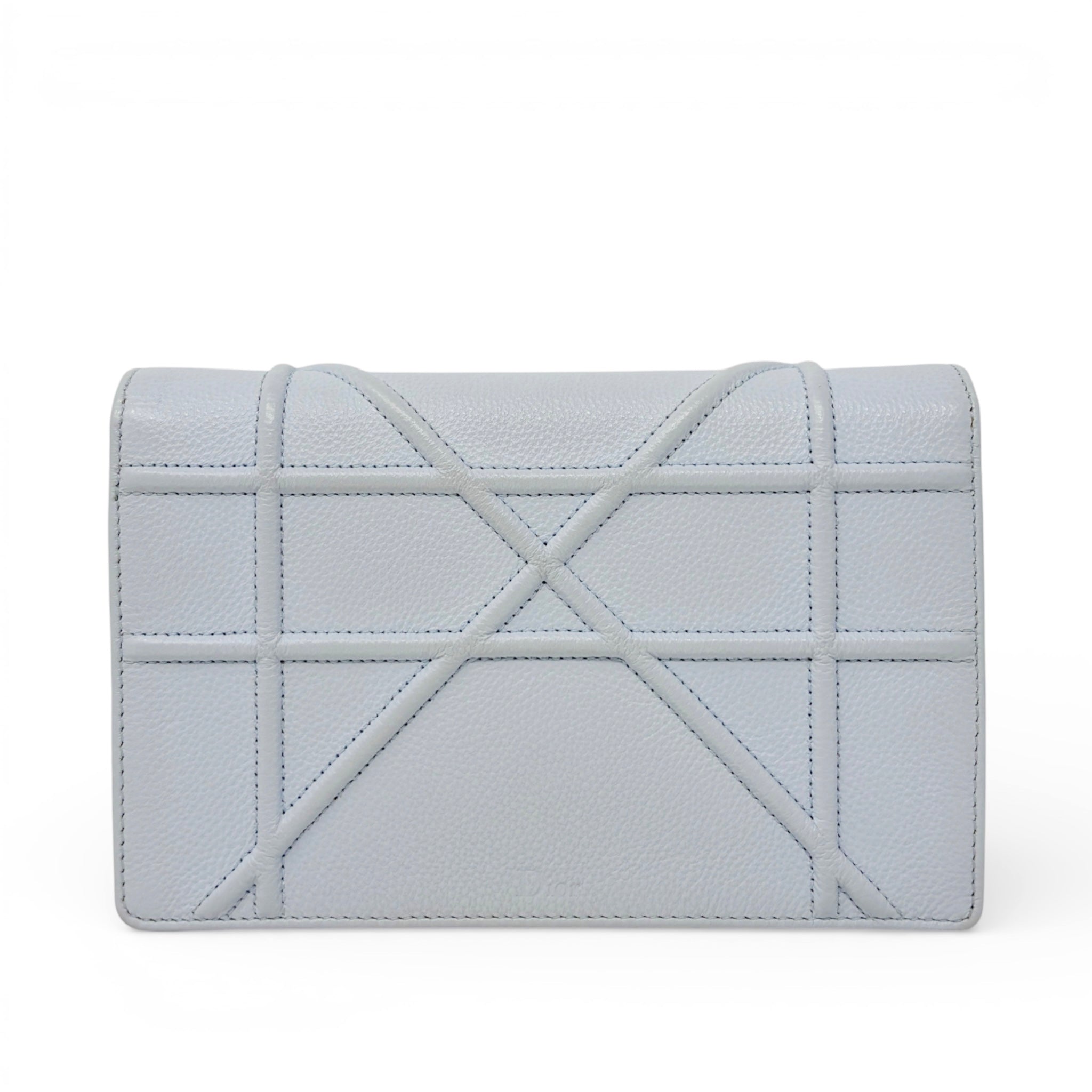 Dior Blue Diorama Wallet On Chain