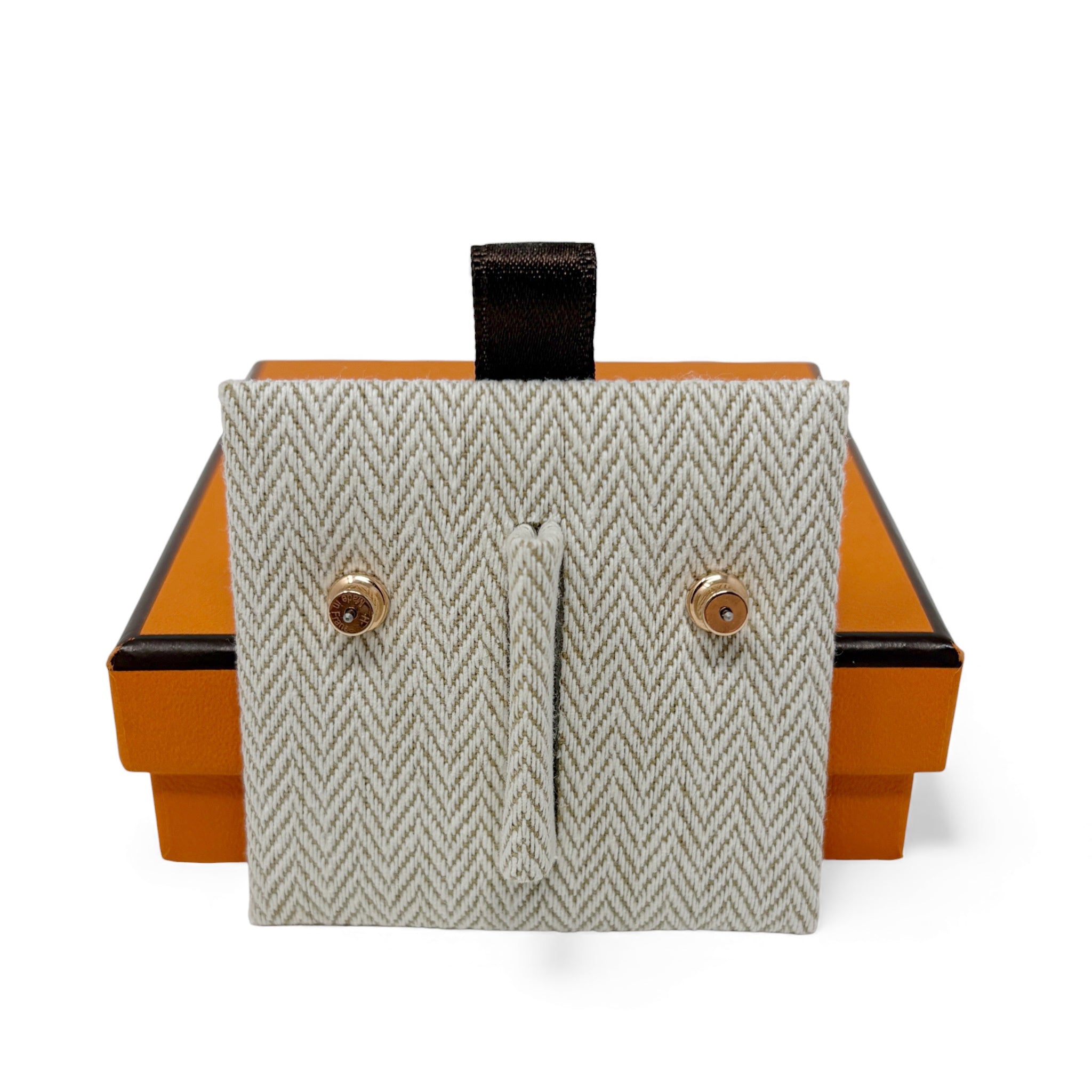 Hermes Rose Dragree Pop H Stud Earrings