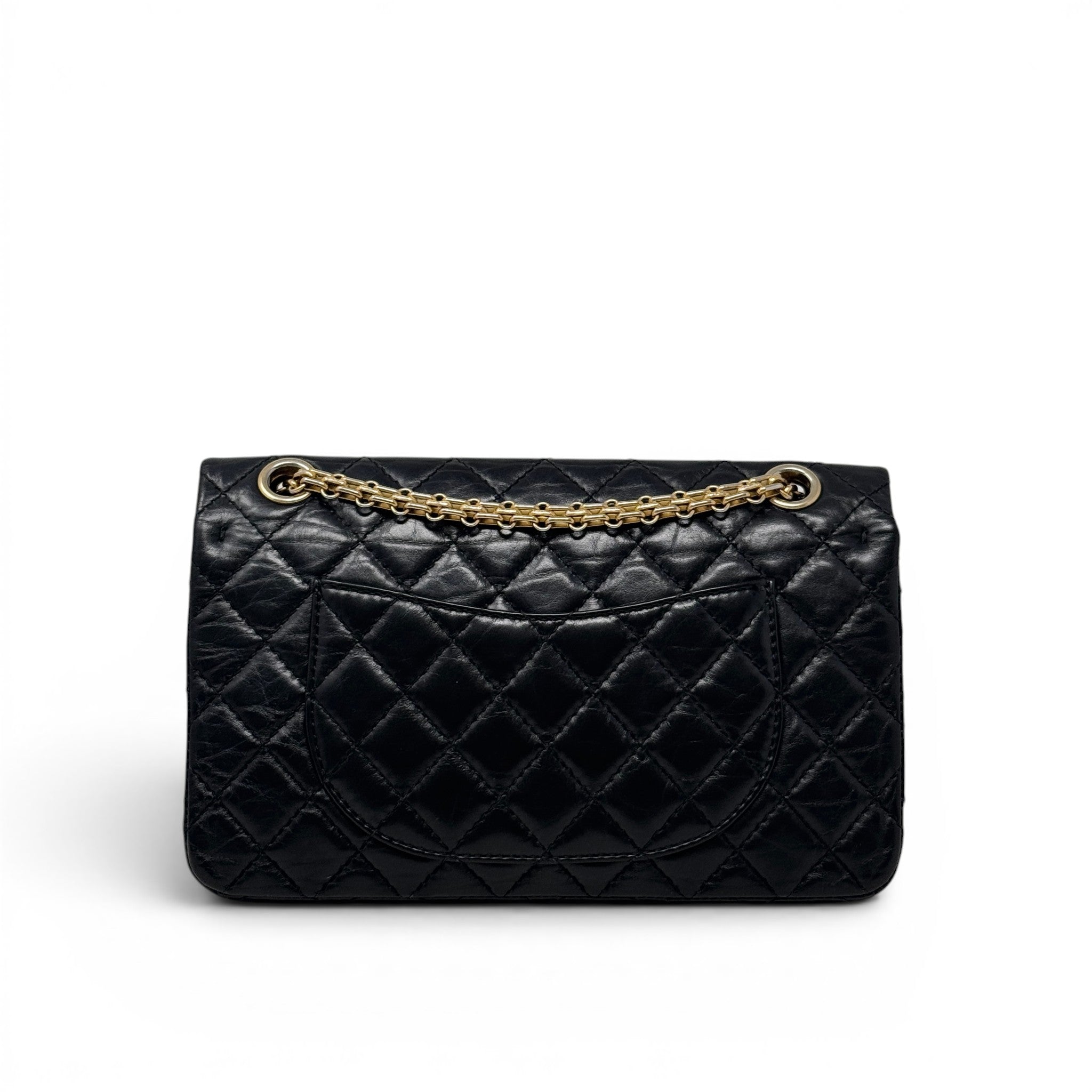 Chanel Black Calfskin 2.55 Reissue 225