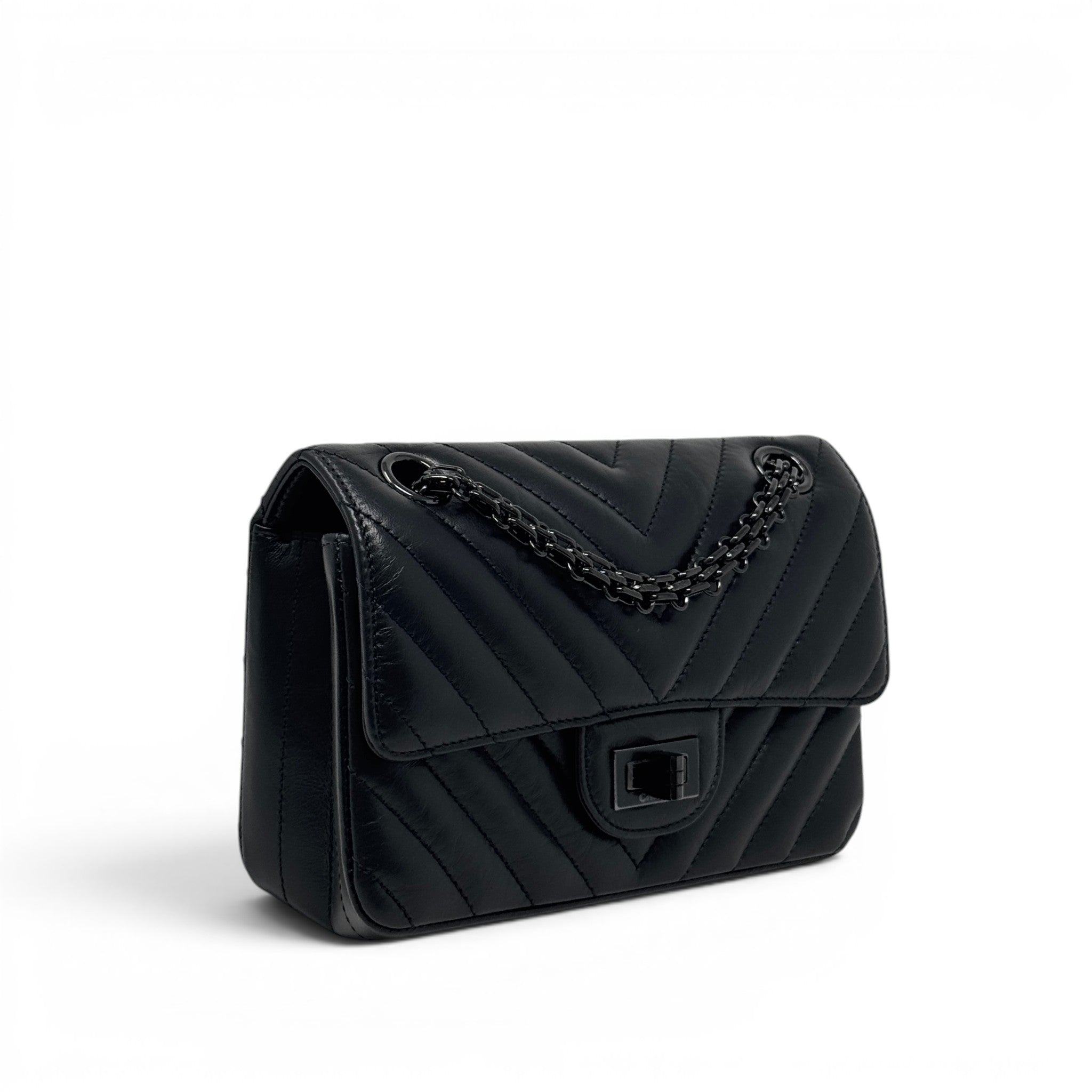 Chanel So Black 2.55 Reissue Mini Flap