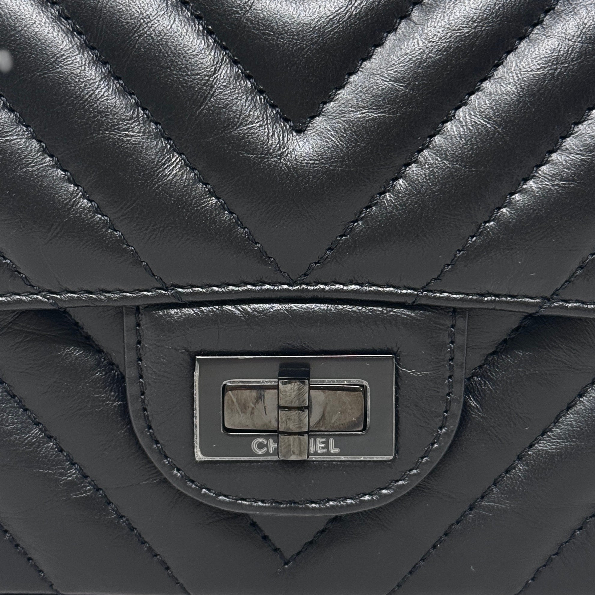 Chanel So Black 2.55 Reissue Mini Flap