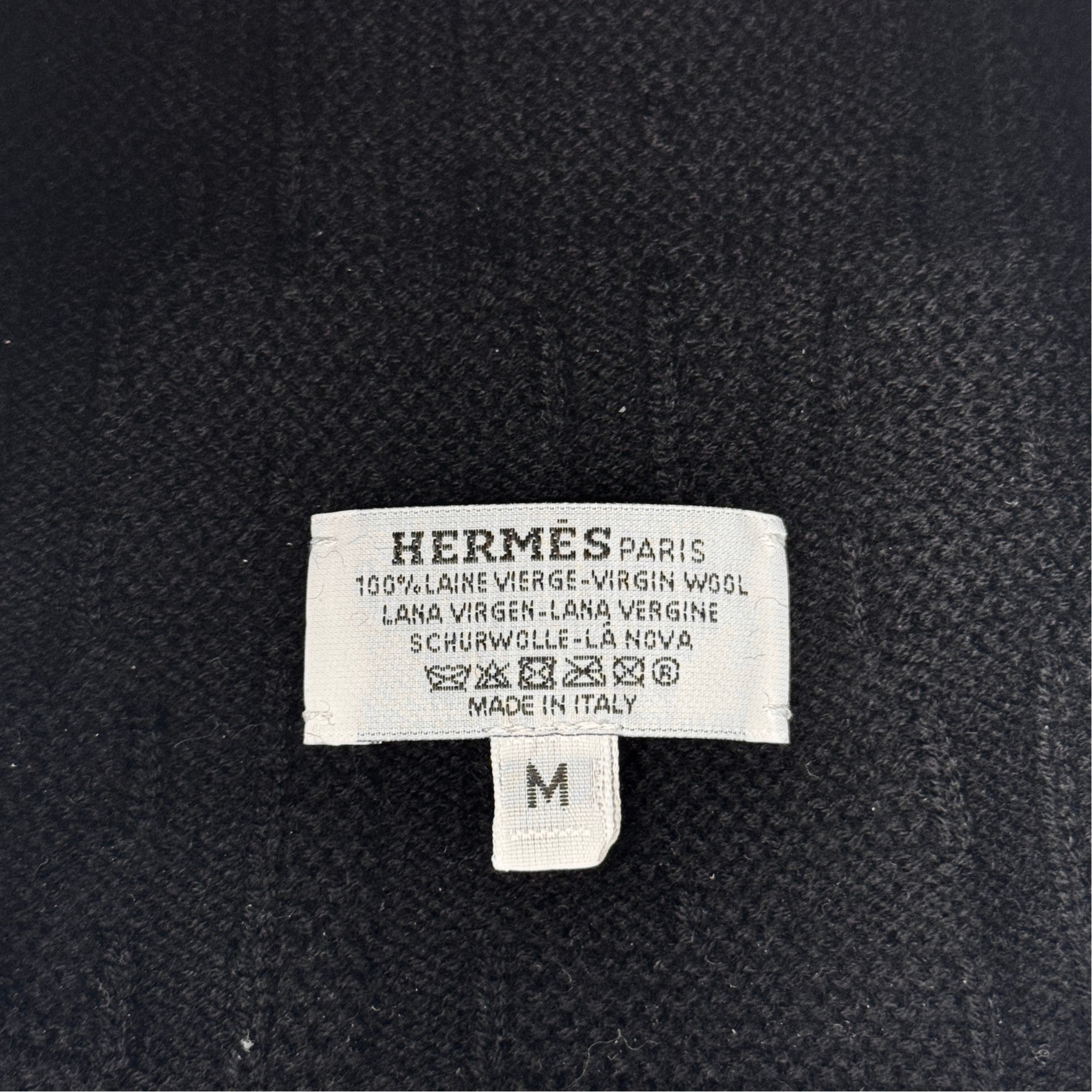 Hermes Noir Frequence Beanie