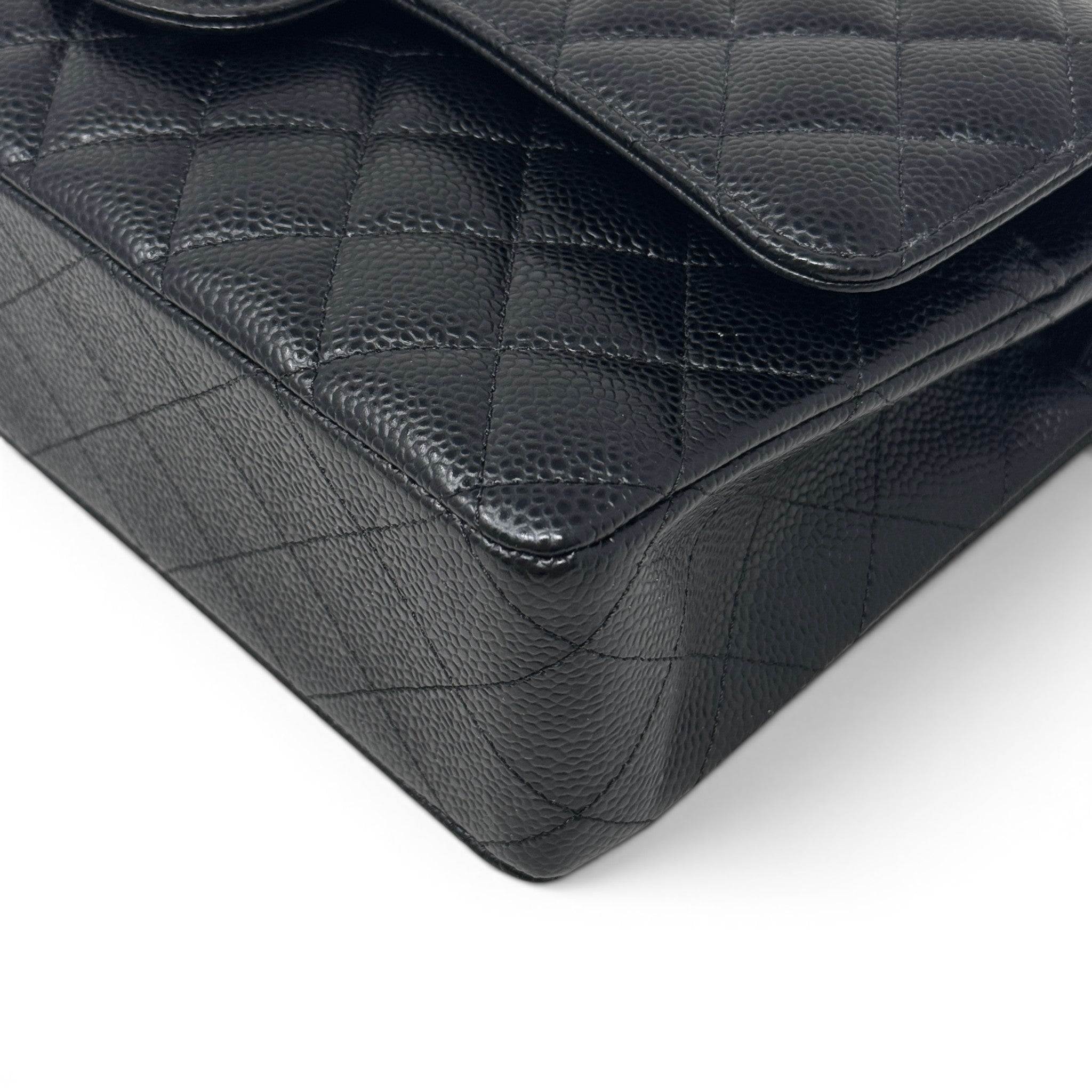 Chanel Black Caviar Medium Classic Flap