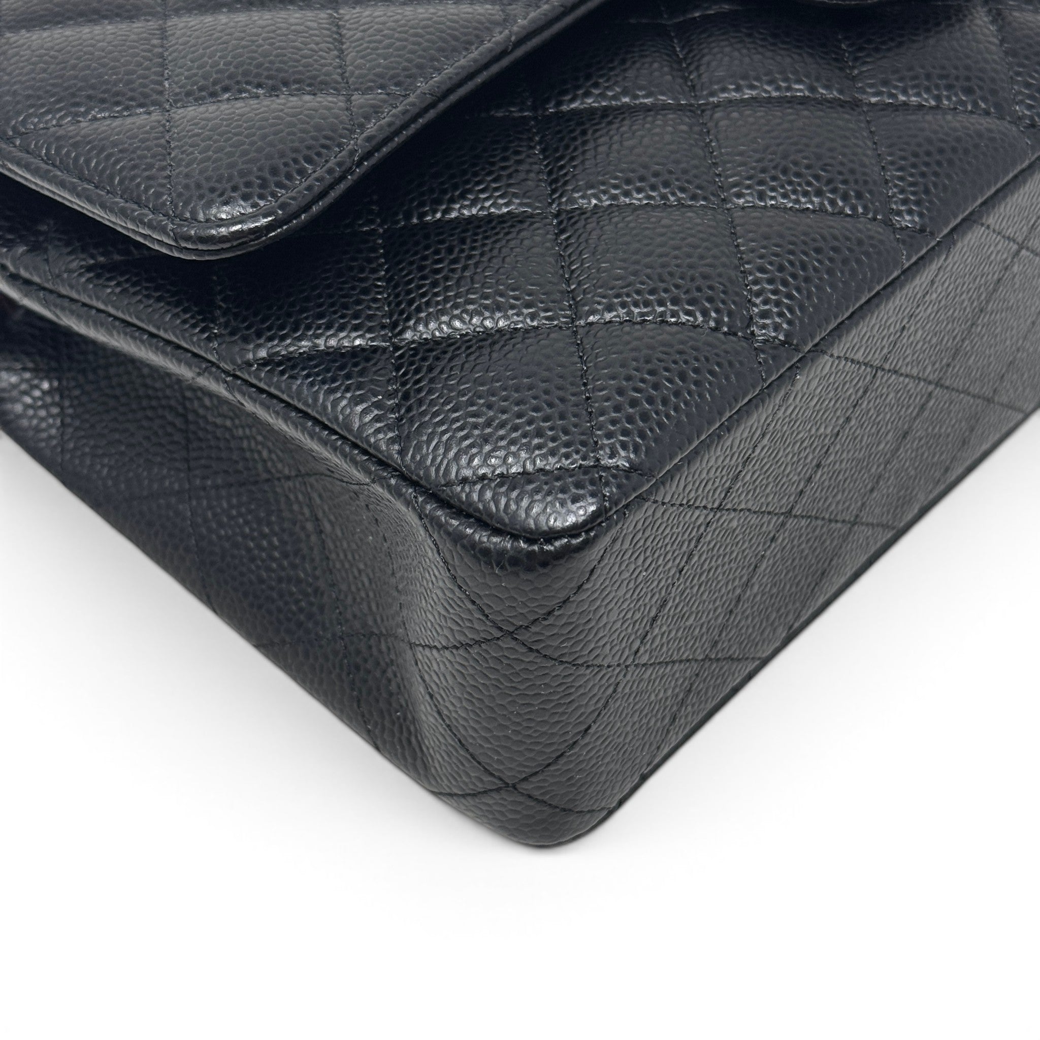 Chanel Black Caviar Medium Classic Flap