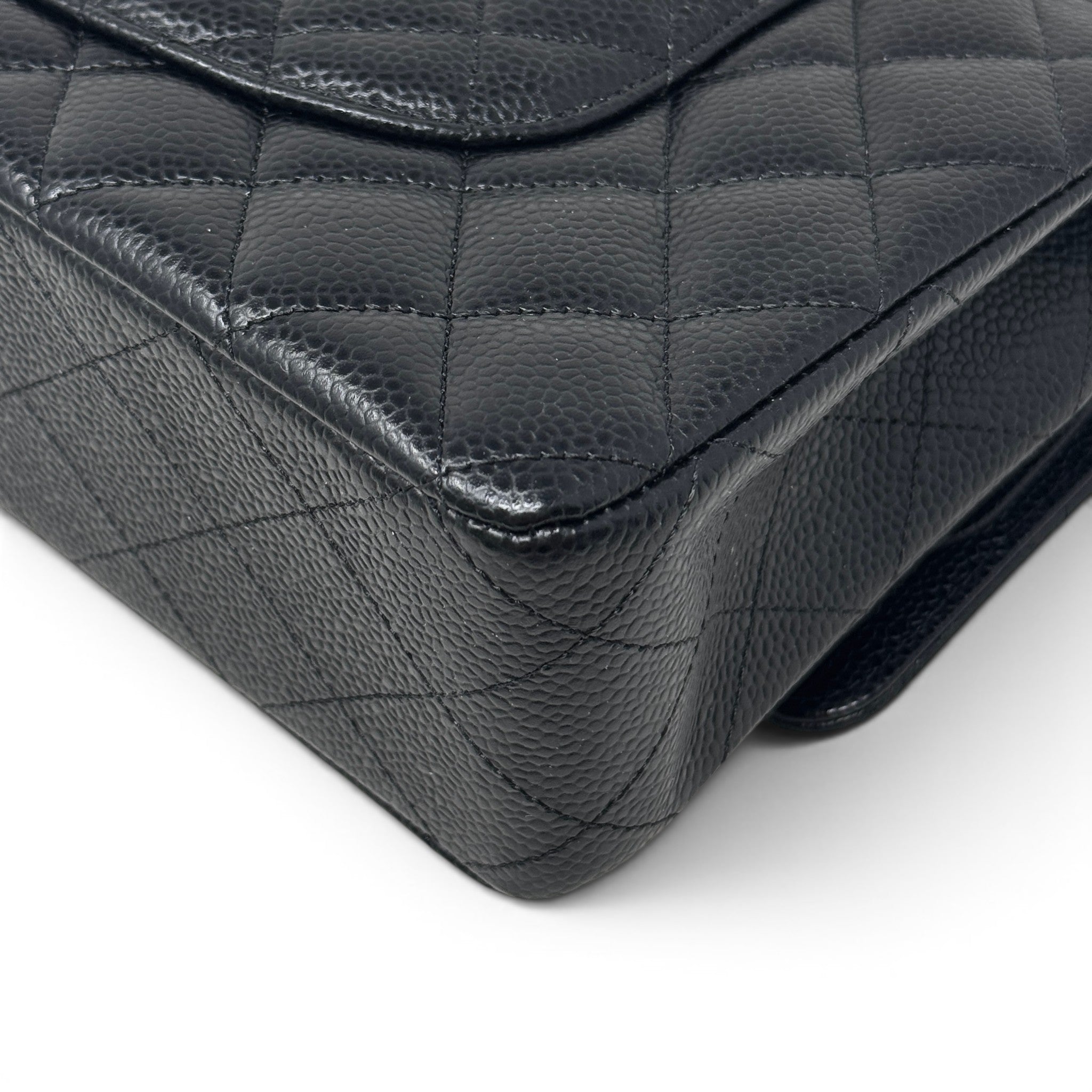 Chanel Black Caviar Medium Classic Flap