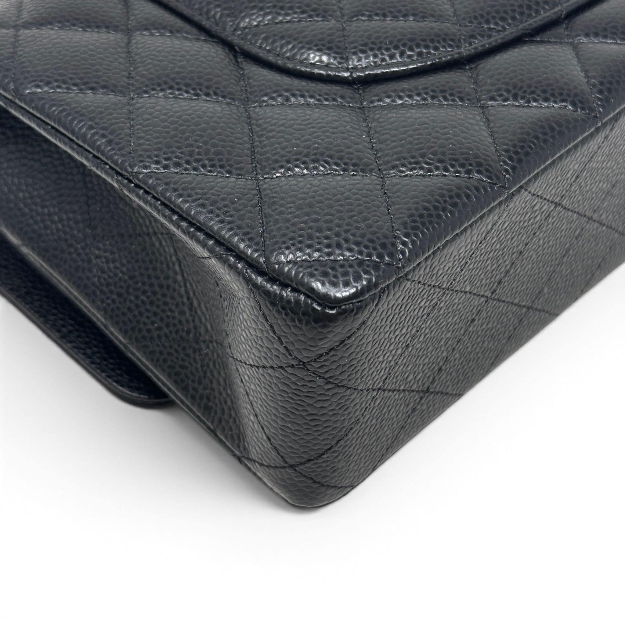 Chanel Black Caviar Medium Classic Flap
