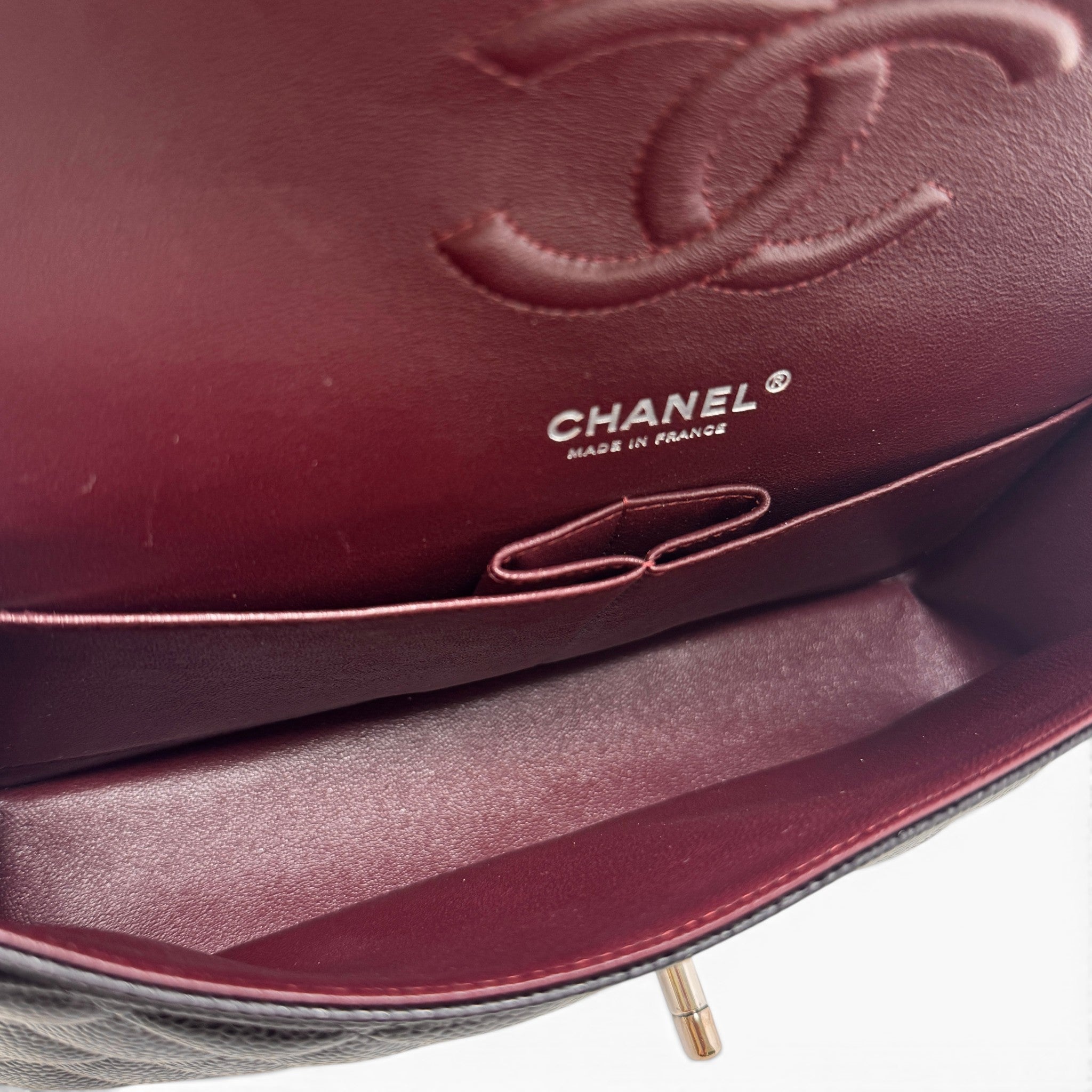 Chanel Black Caviar Medium Classic Flap