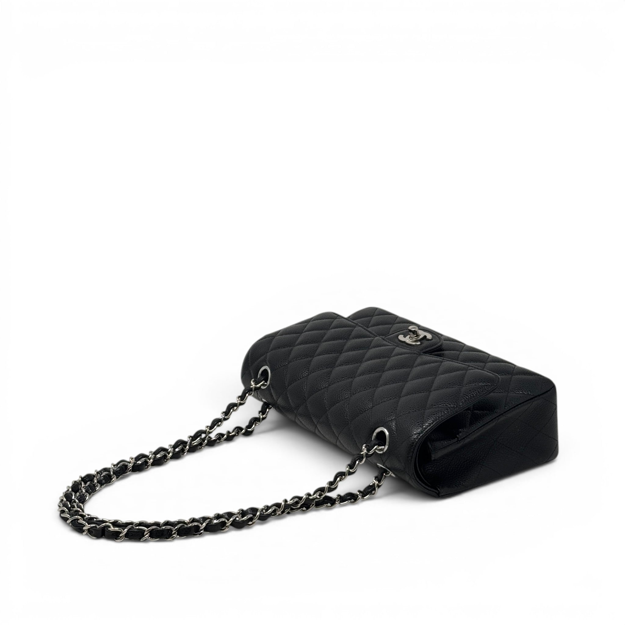 Chanel Black Caviar Medium Classic Flap