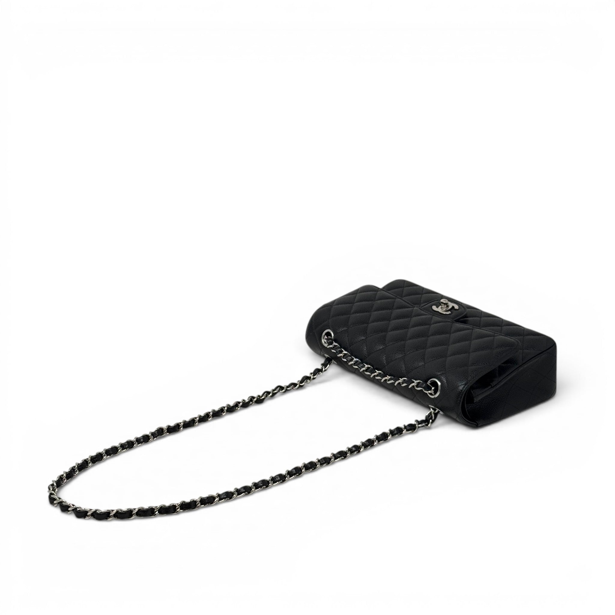 Chanel Black Caviar Medium Classic Flap