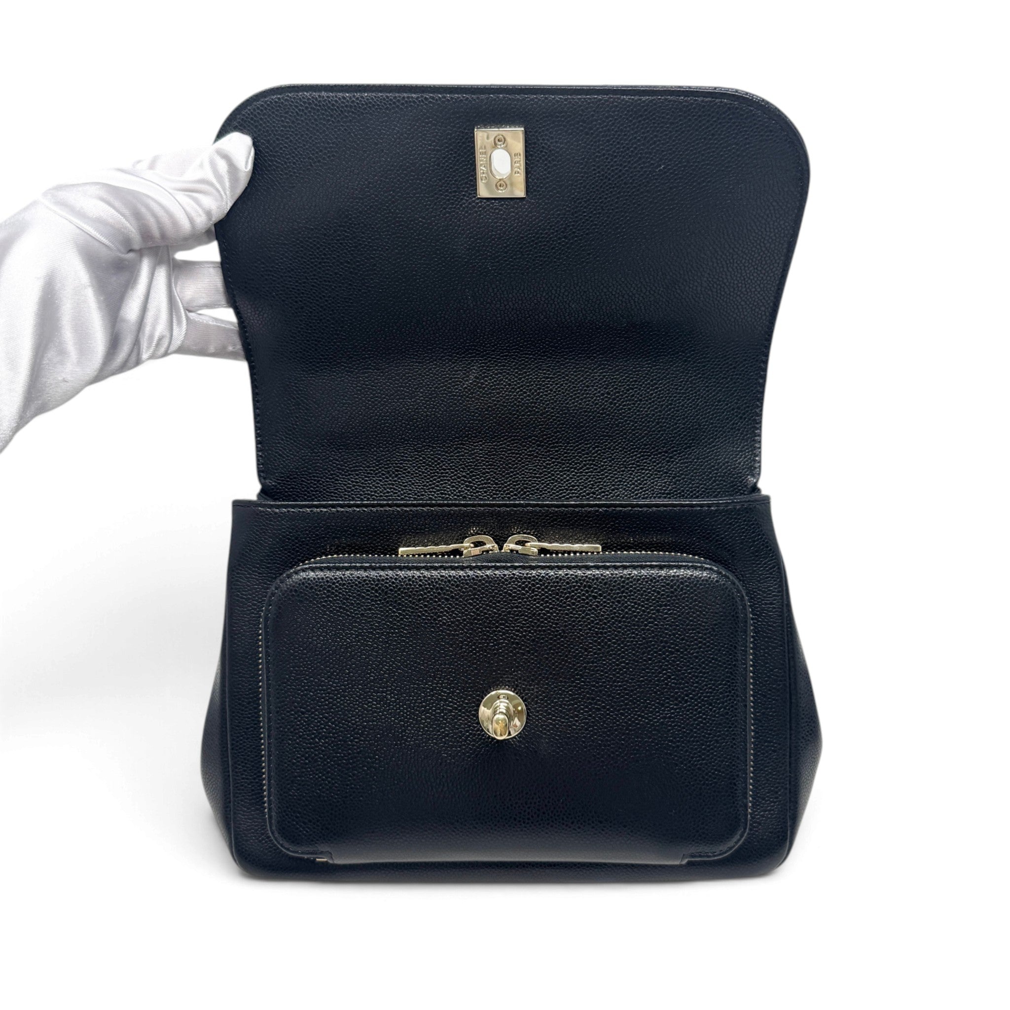Chanel Black Medium Business Affinity Bag