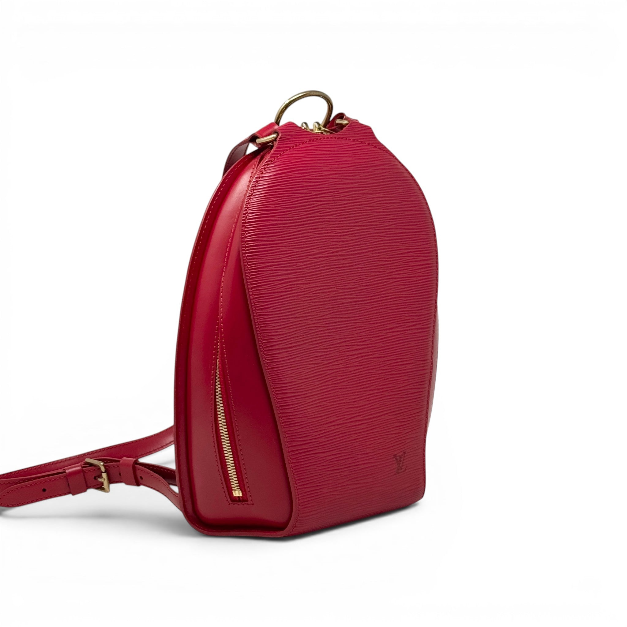 Louis Vuitton Red Epi Mabillon Backpack