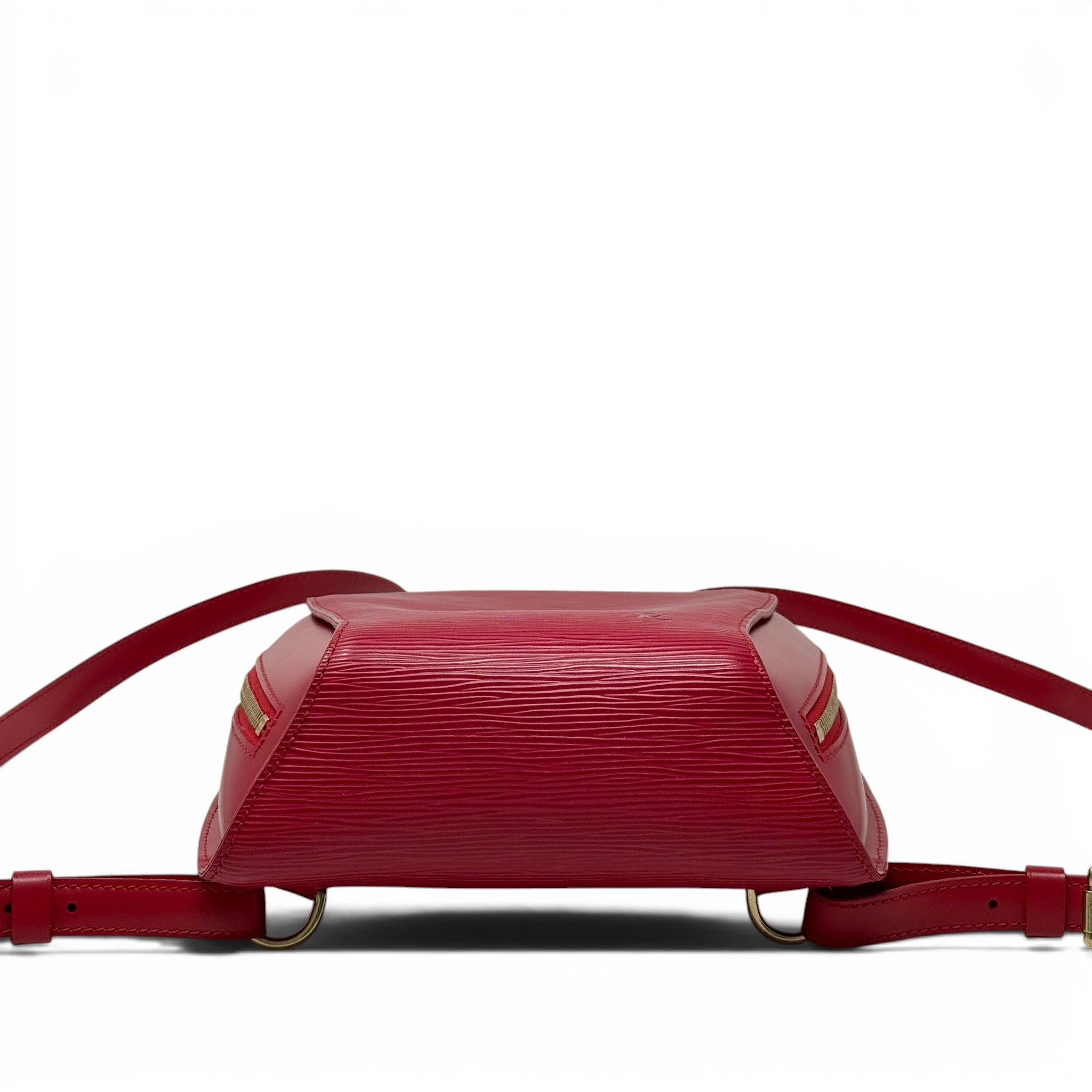 Louis Vuitton Red Epi Mabillon Backpack