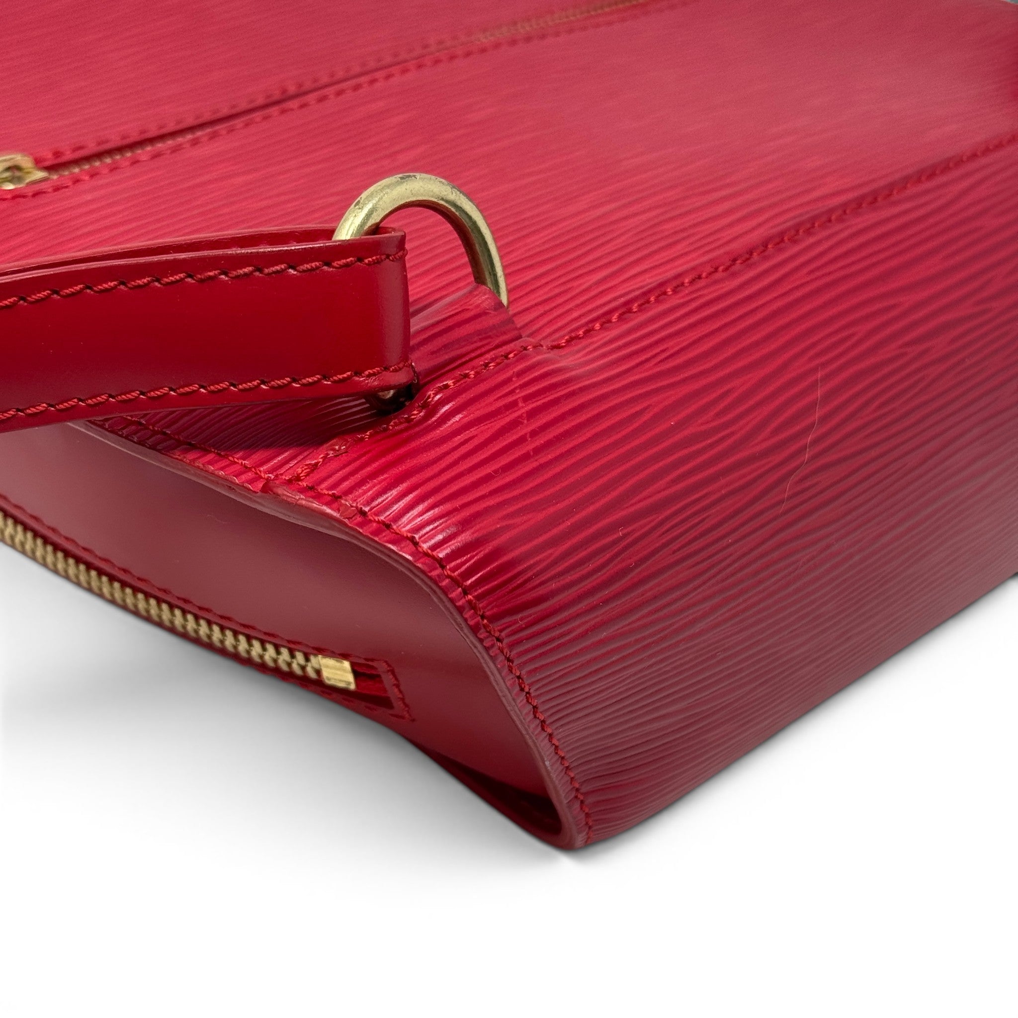 Louis Vuitton Red Epi Mabillon Backpack
