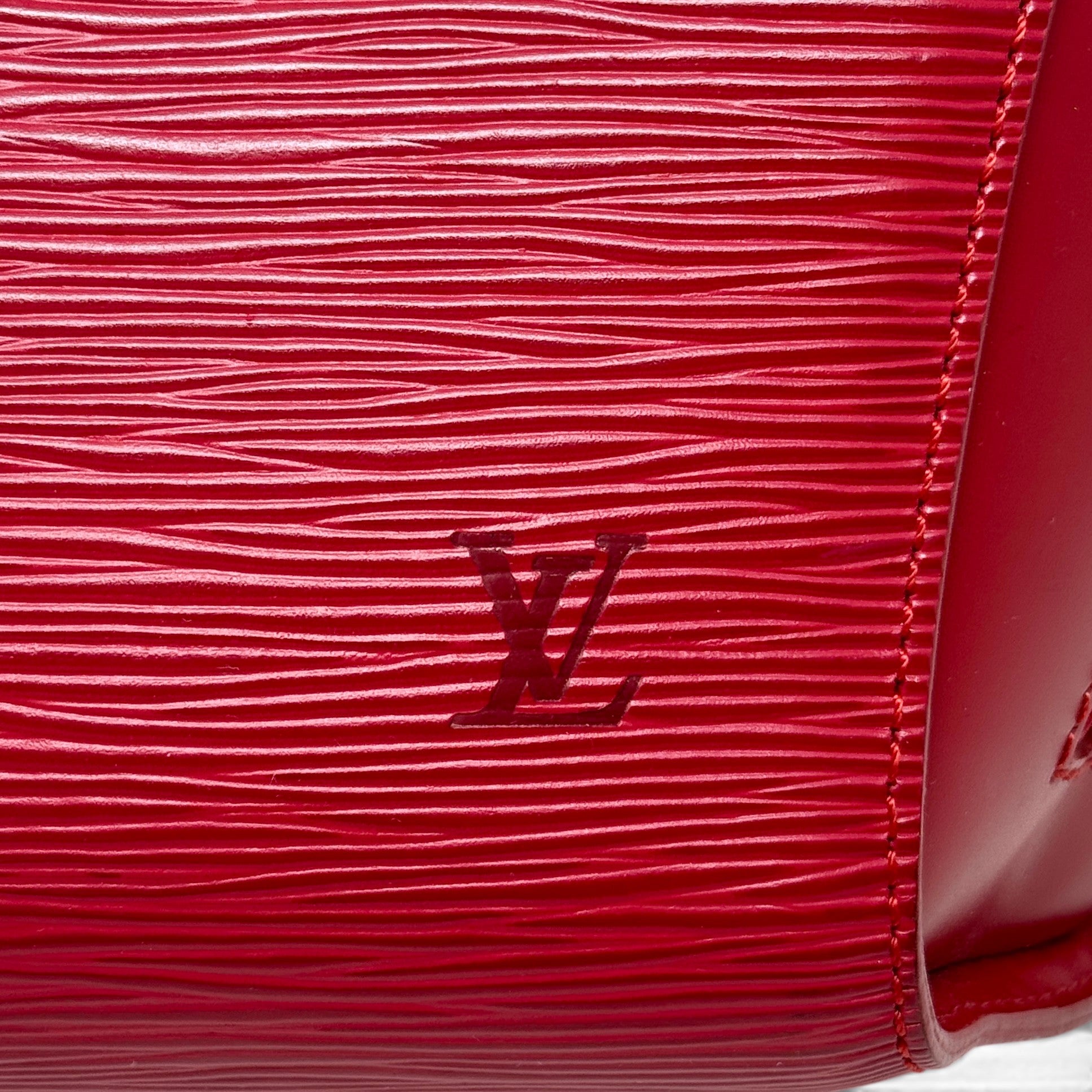 Louis Vuitton Red Epi Mabillon Backpack