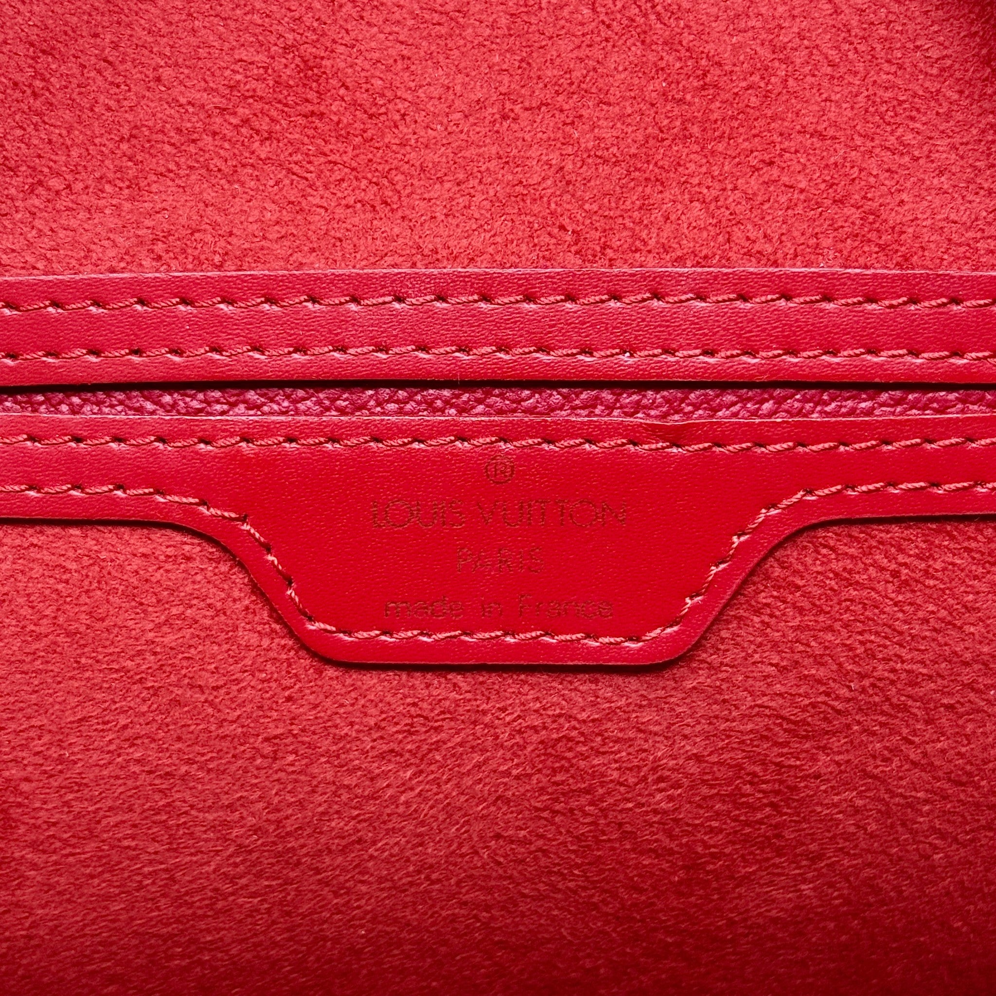 Louis Vuitton Red Epi Mabillon Backpack