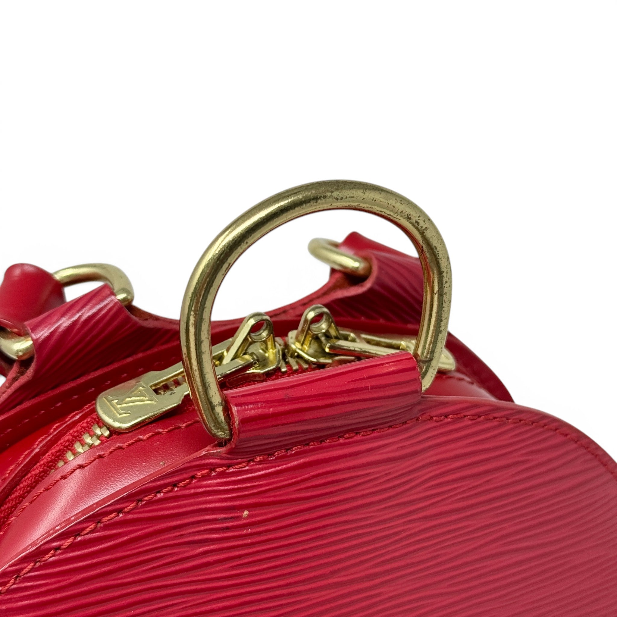 Louis Vuitton Red Epi Mabillon Backpack