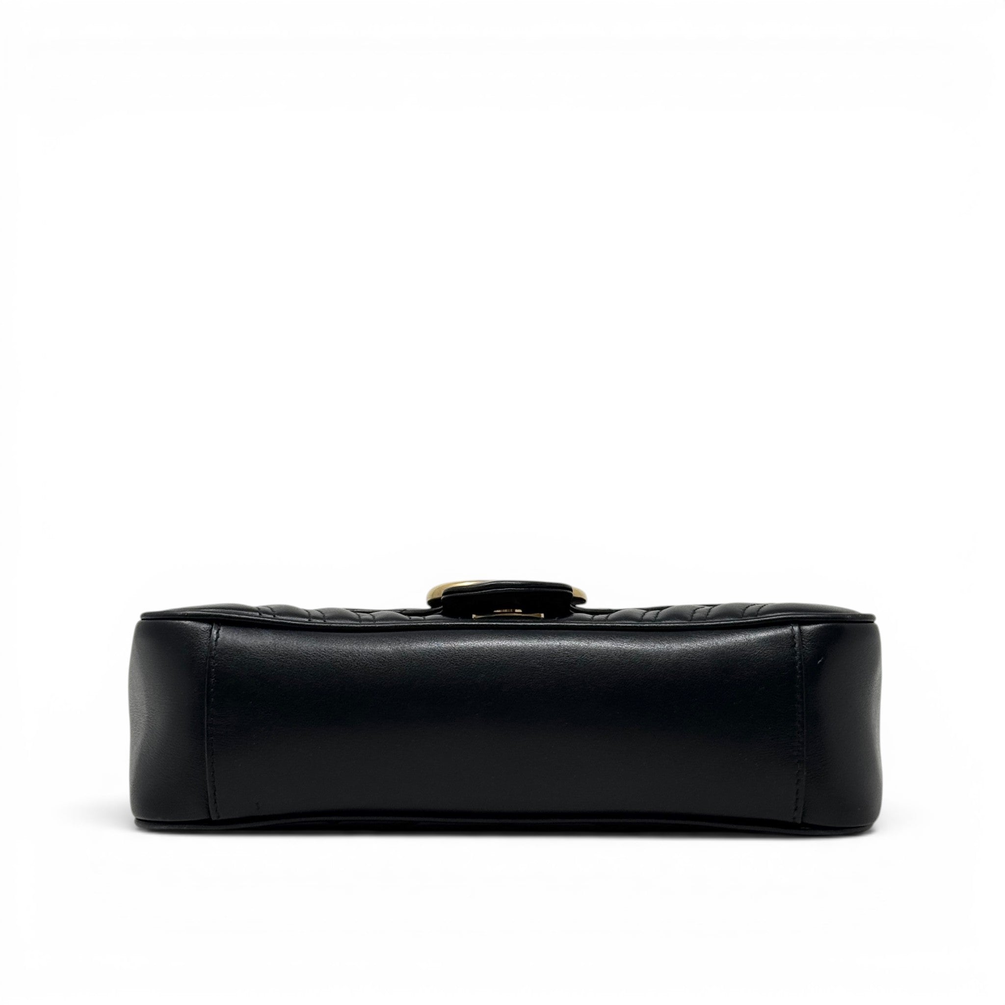 Gucci Black Medium GG Marmont Bag