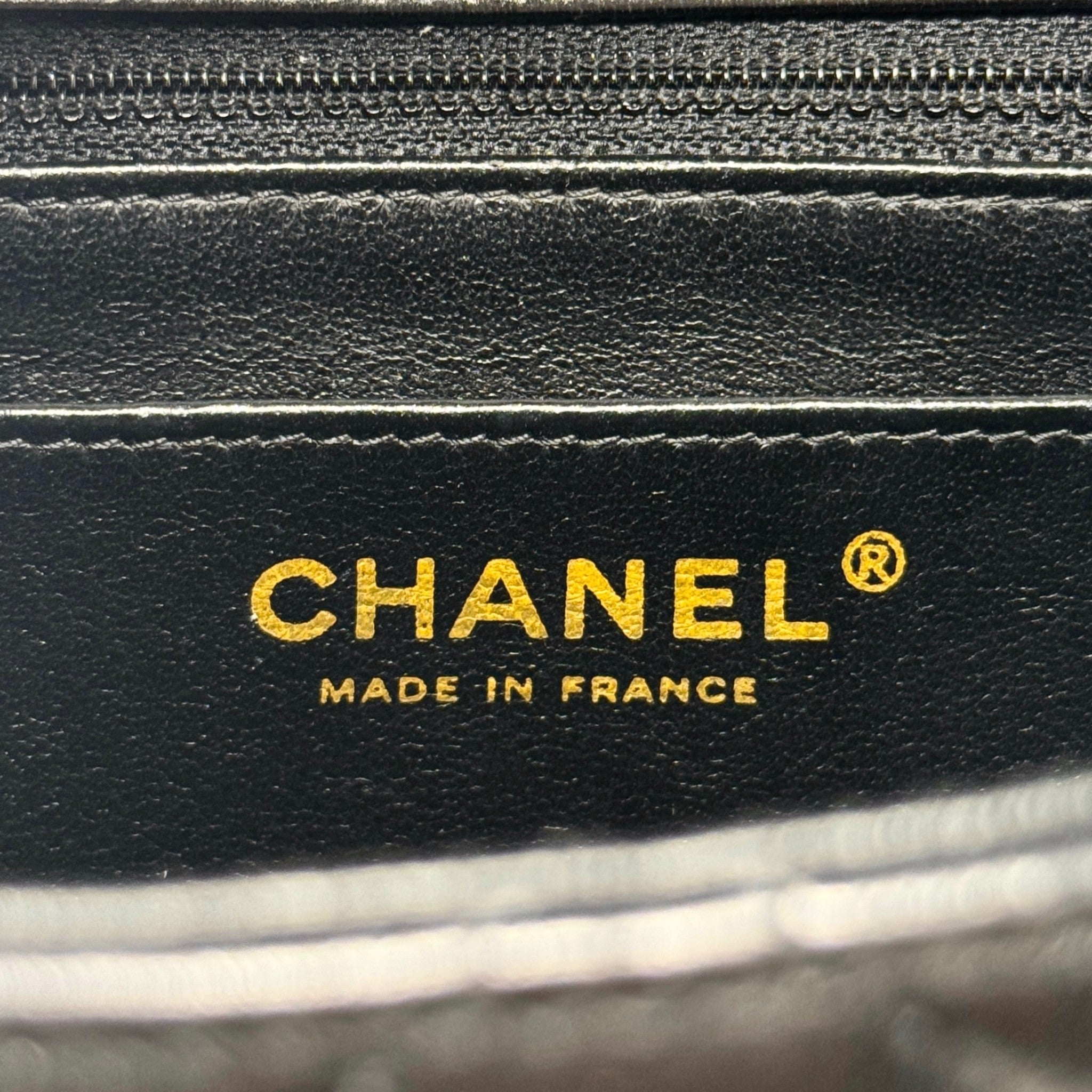 Chanel Black Lambskin Mini Square Flap