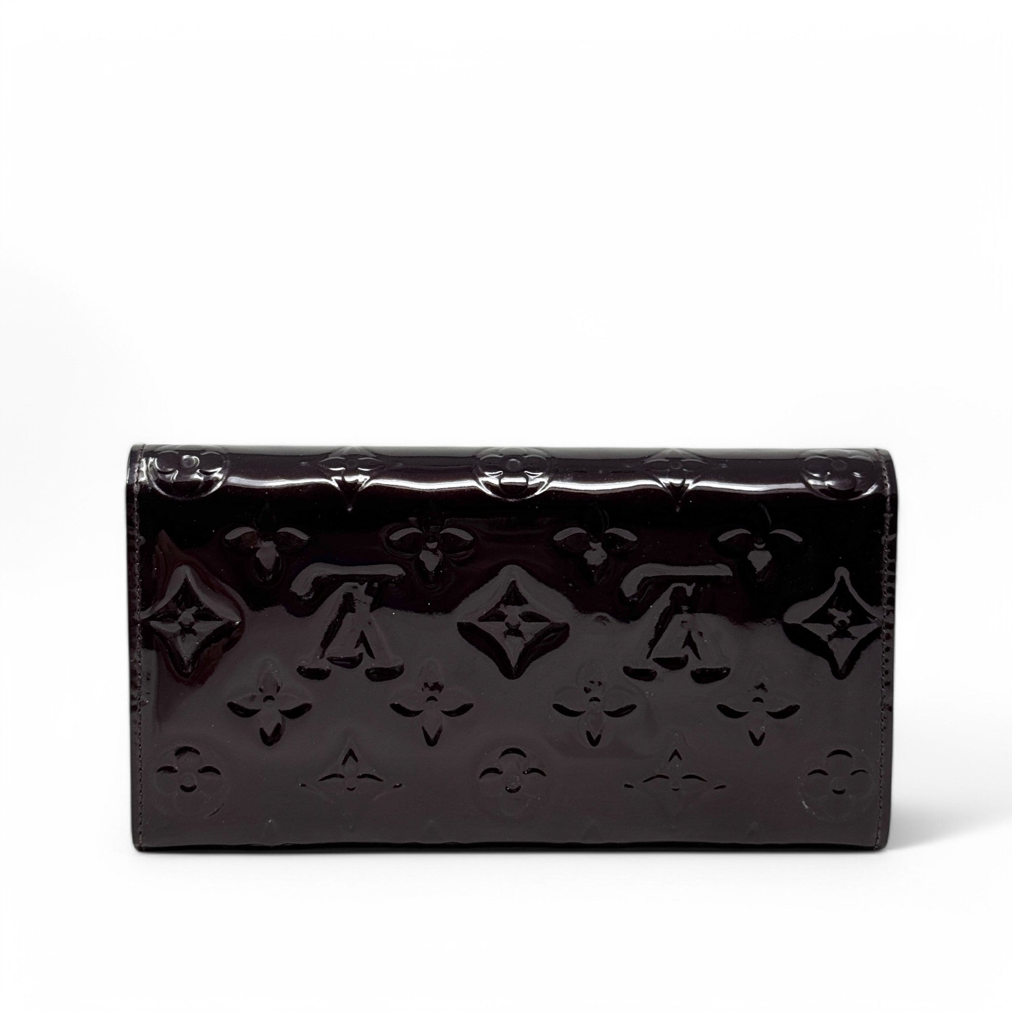 Louis Vuitton Amarante Vernis Sarah Wallet