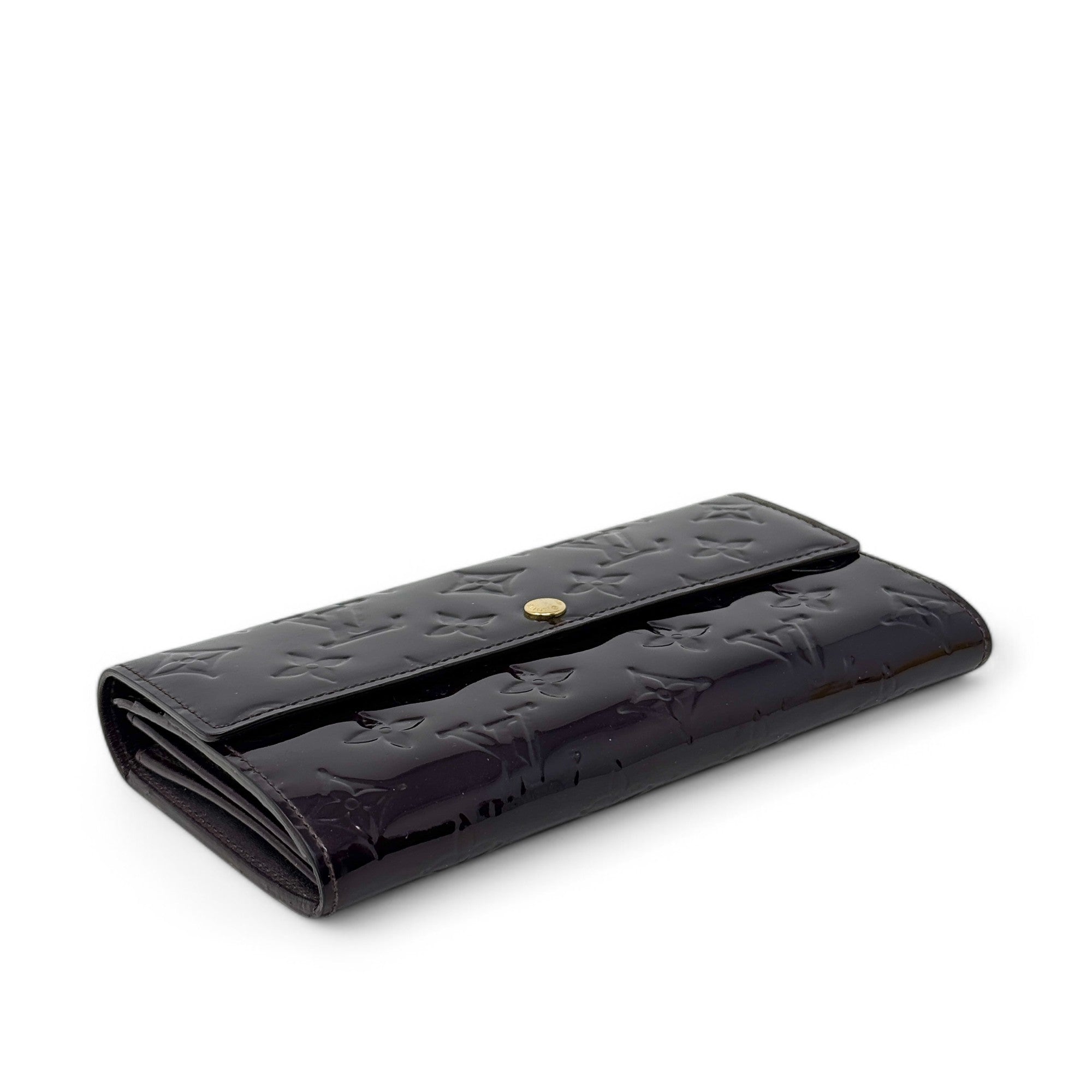 Louis Vuitton Amarante Vernis Sarah Wallet