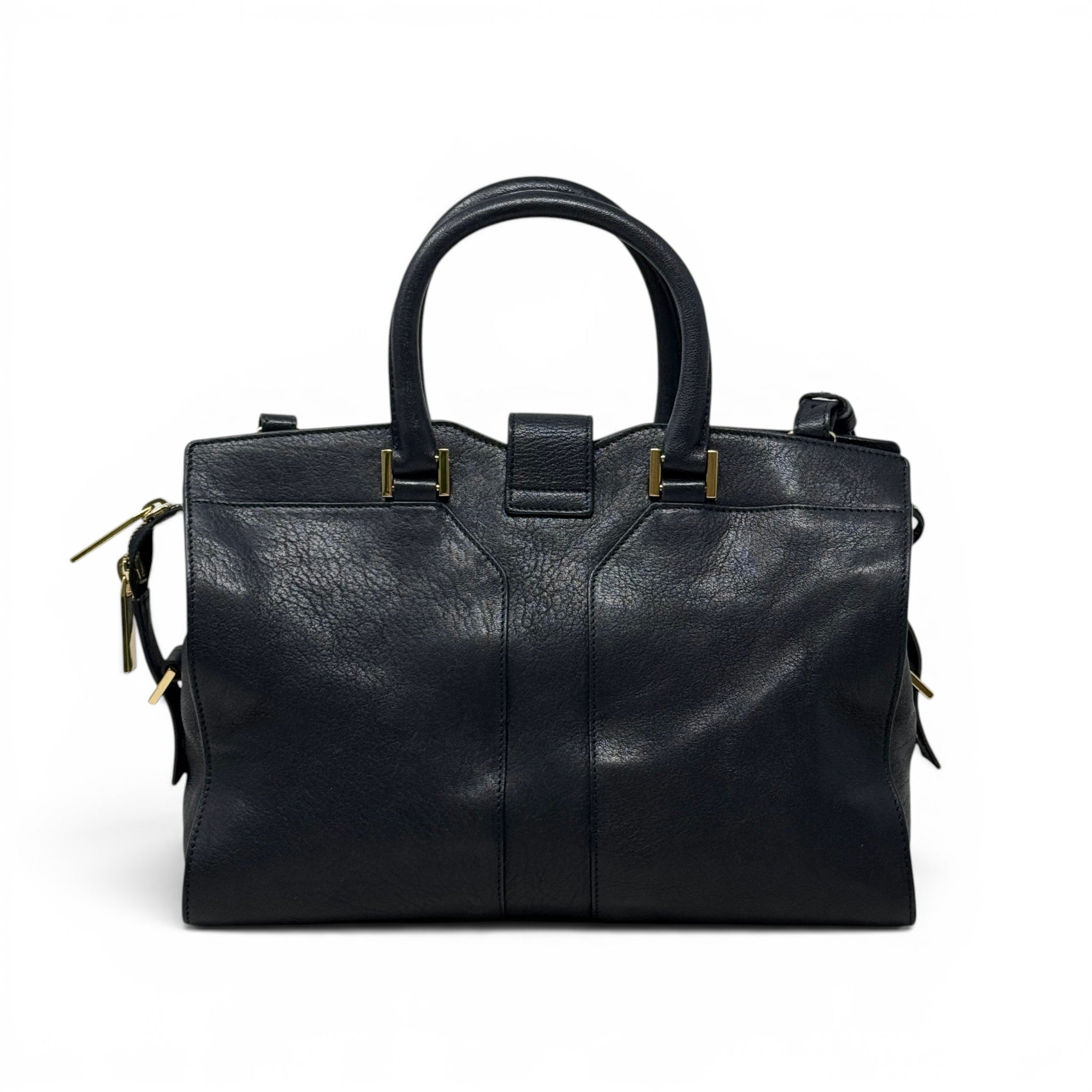 Saint Laurent Navy Small Y Cabas Bag