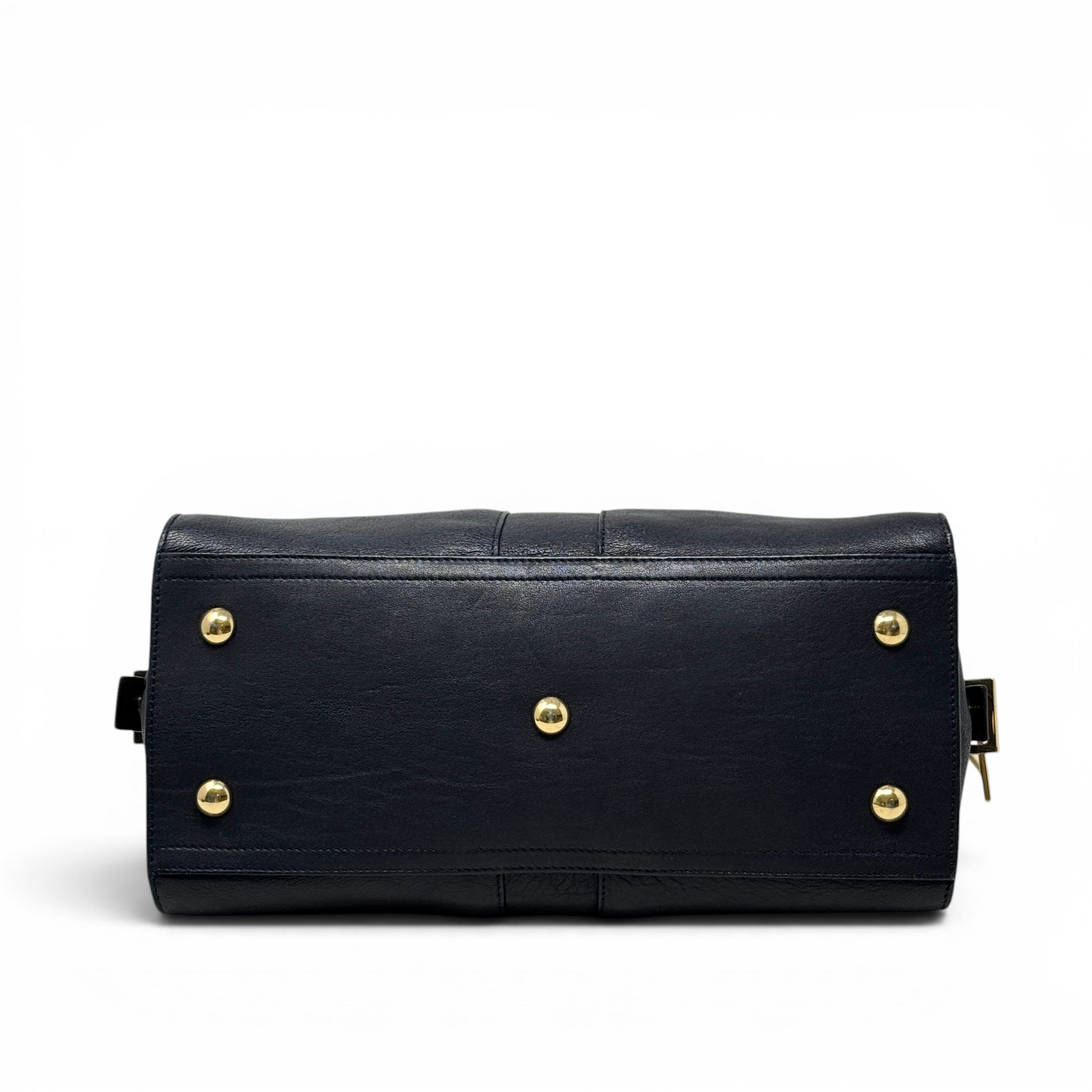 Saint Laurent Navy Small Y Cabas Bag