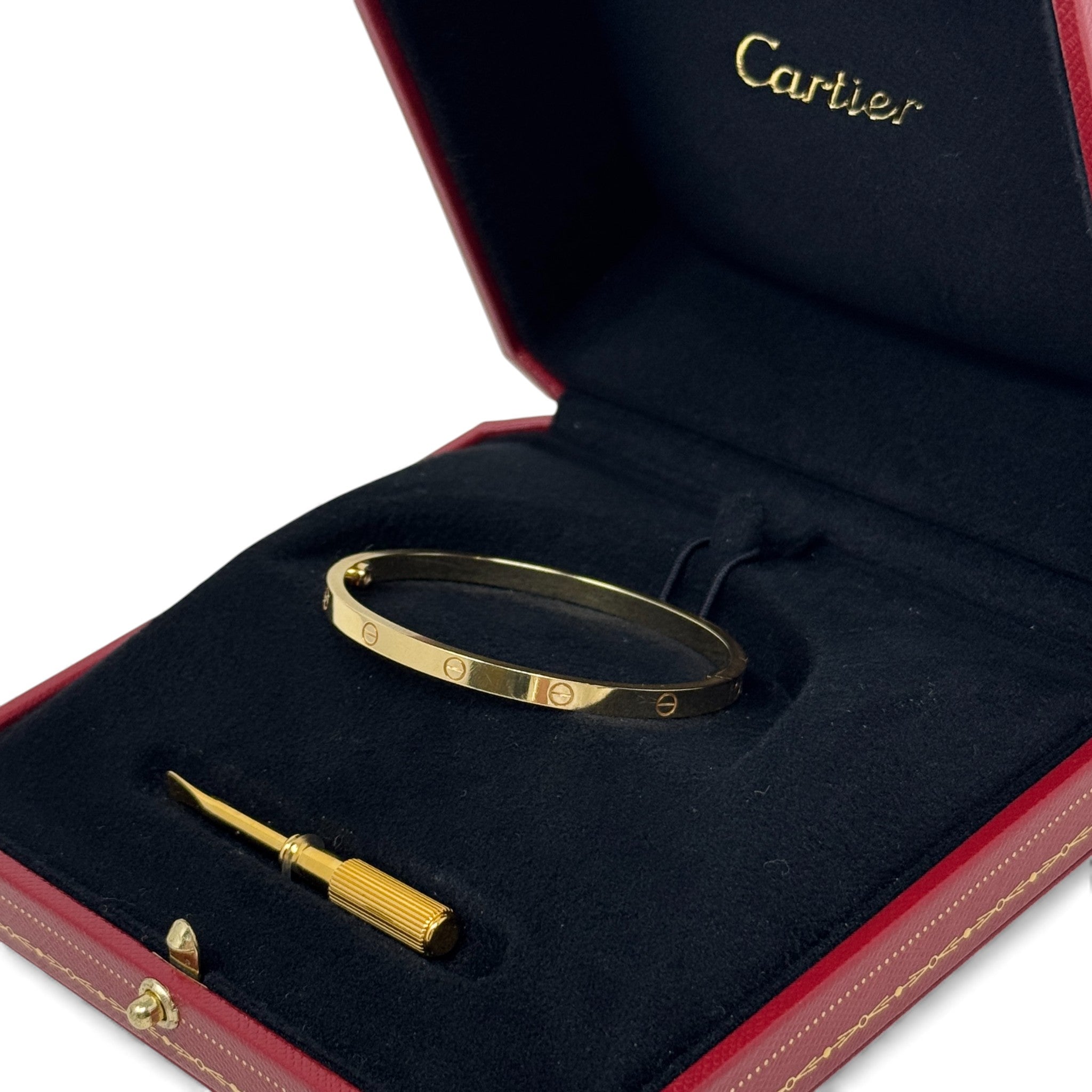 Cartier Yellow Gold Love Bracelet SM 15