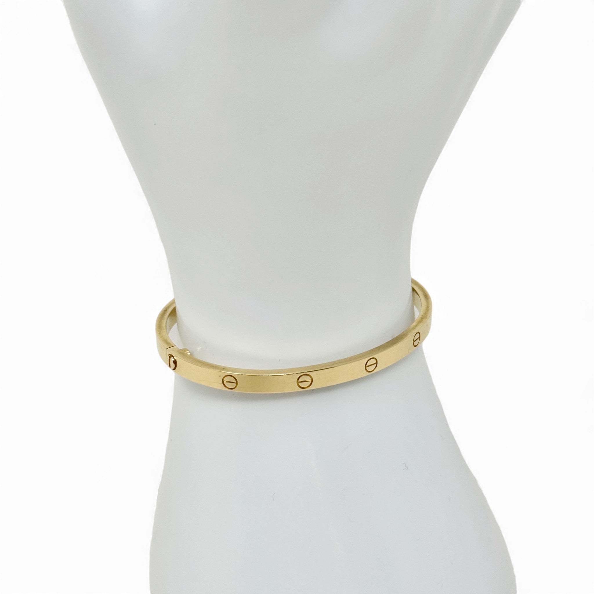 Cartier Yellow Gold Love Bracelet SM 15