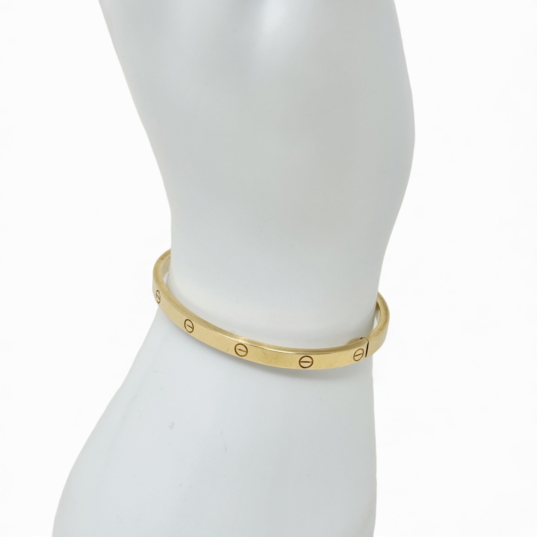 Cartier Yellow Gold Love Bracelet SM 15