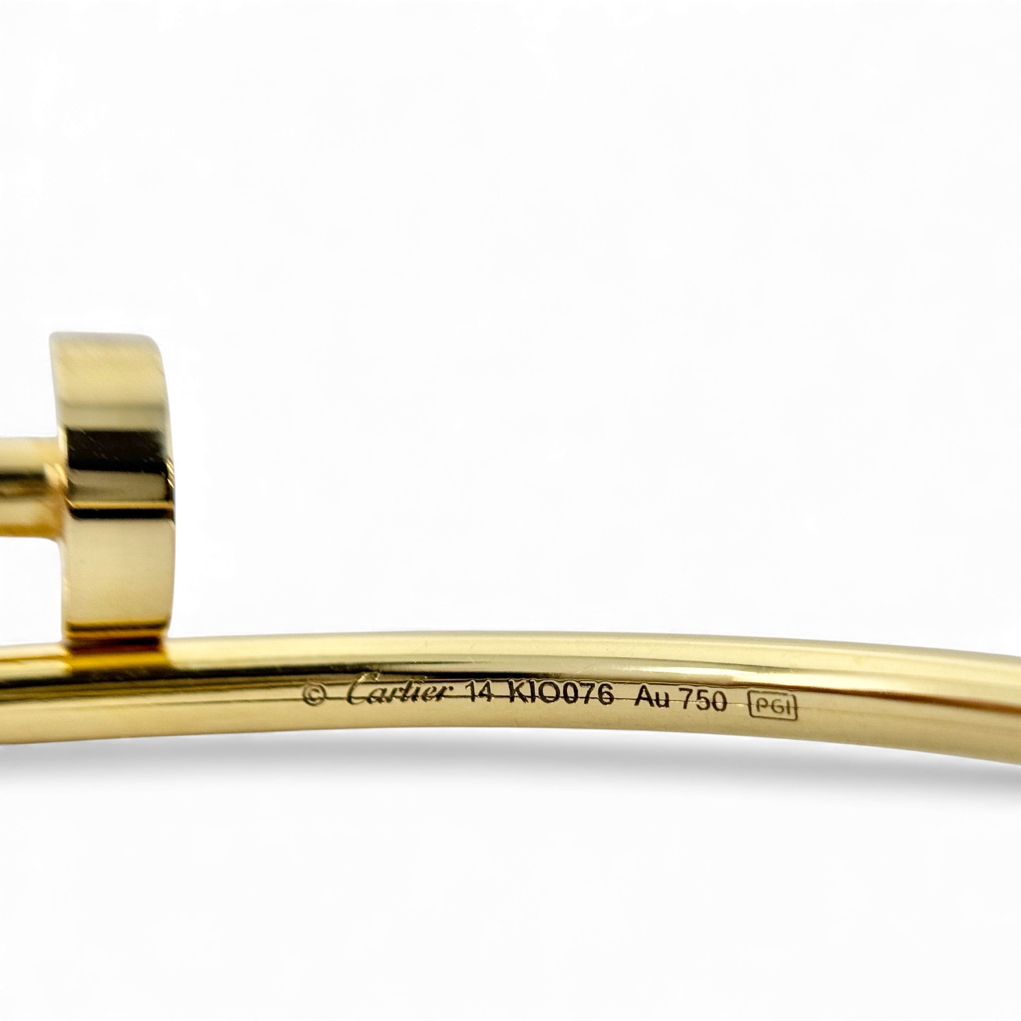 Cartier Yellow Gold Juste Un Clou Bracelet SM 14