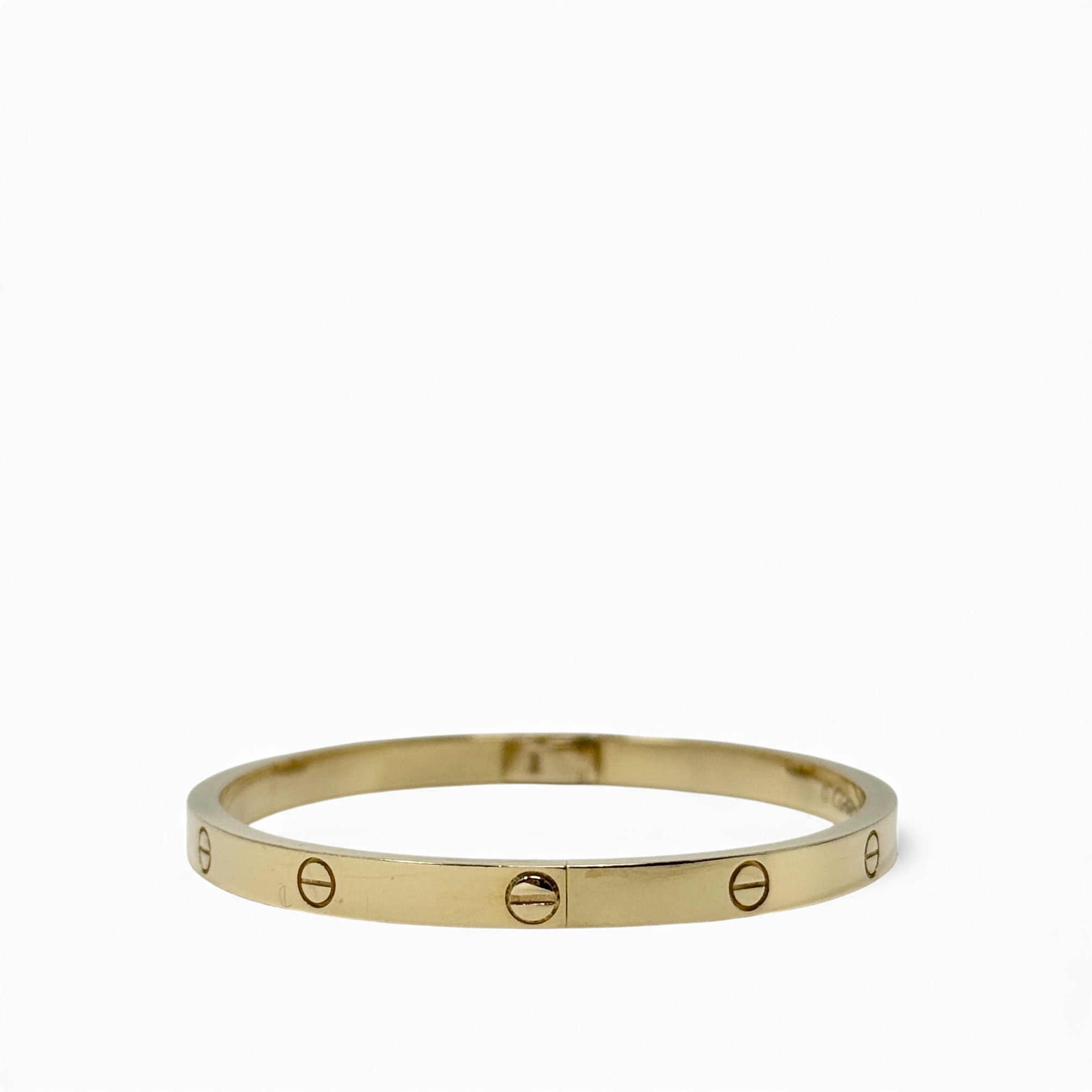 Cartier Yellow Gold Love Bracelet SM 15