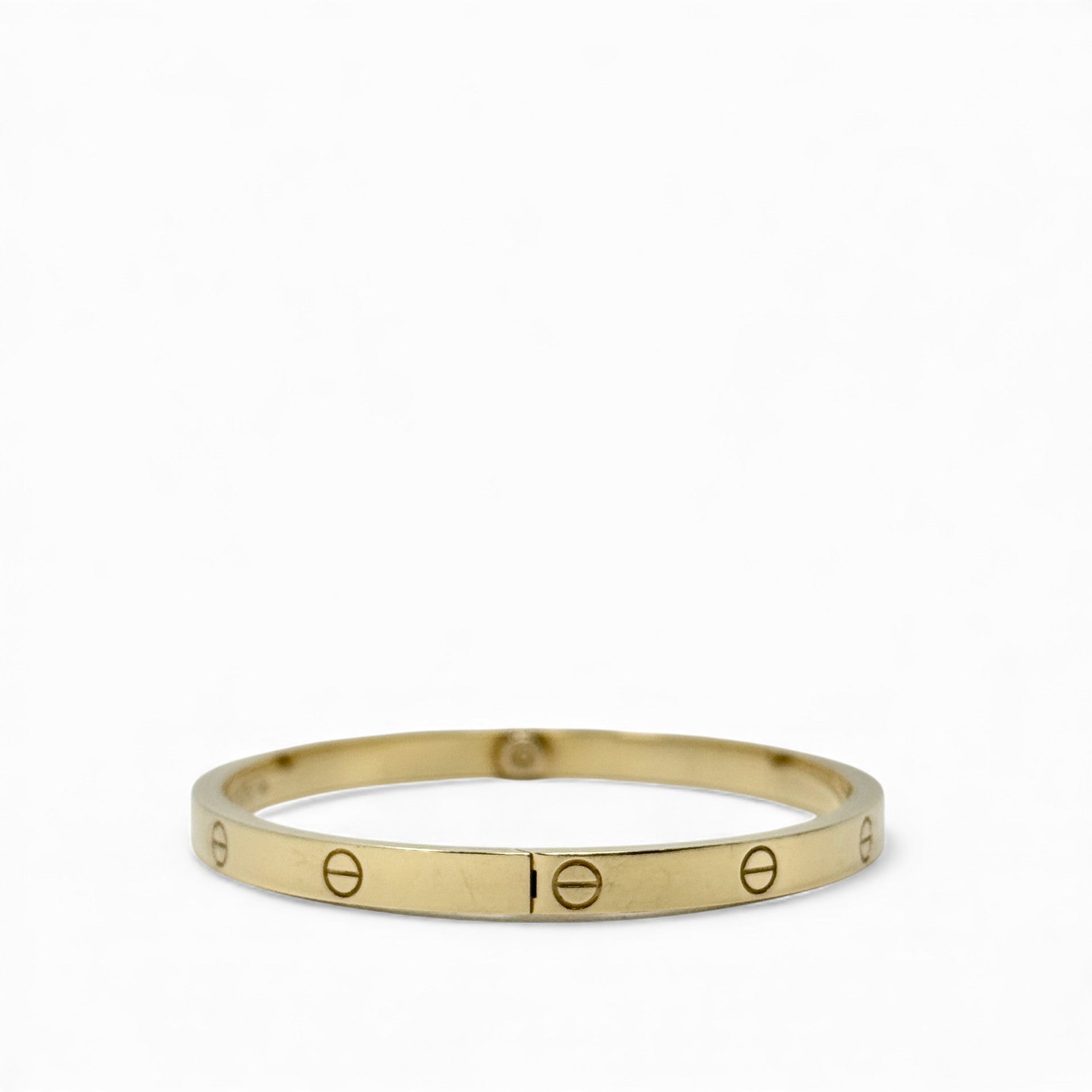 Cartier Yellow Gold Love Bracelet SM 15