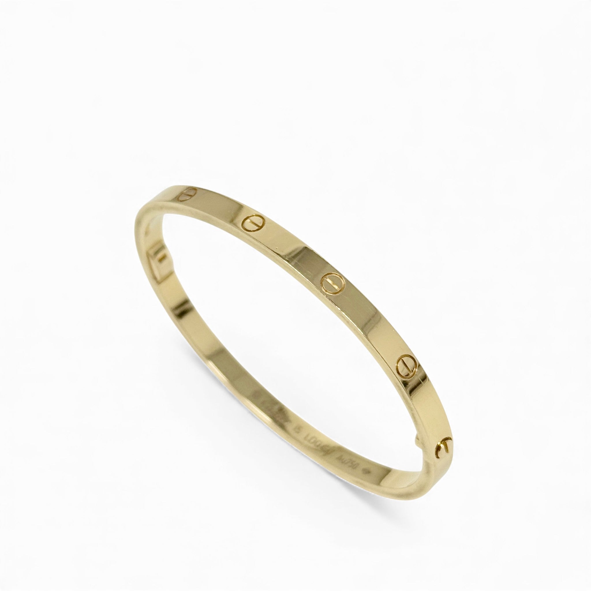 Cartier Yellow Gold Love Bracelet SM 15