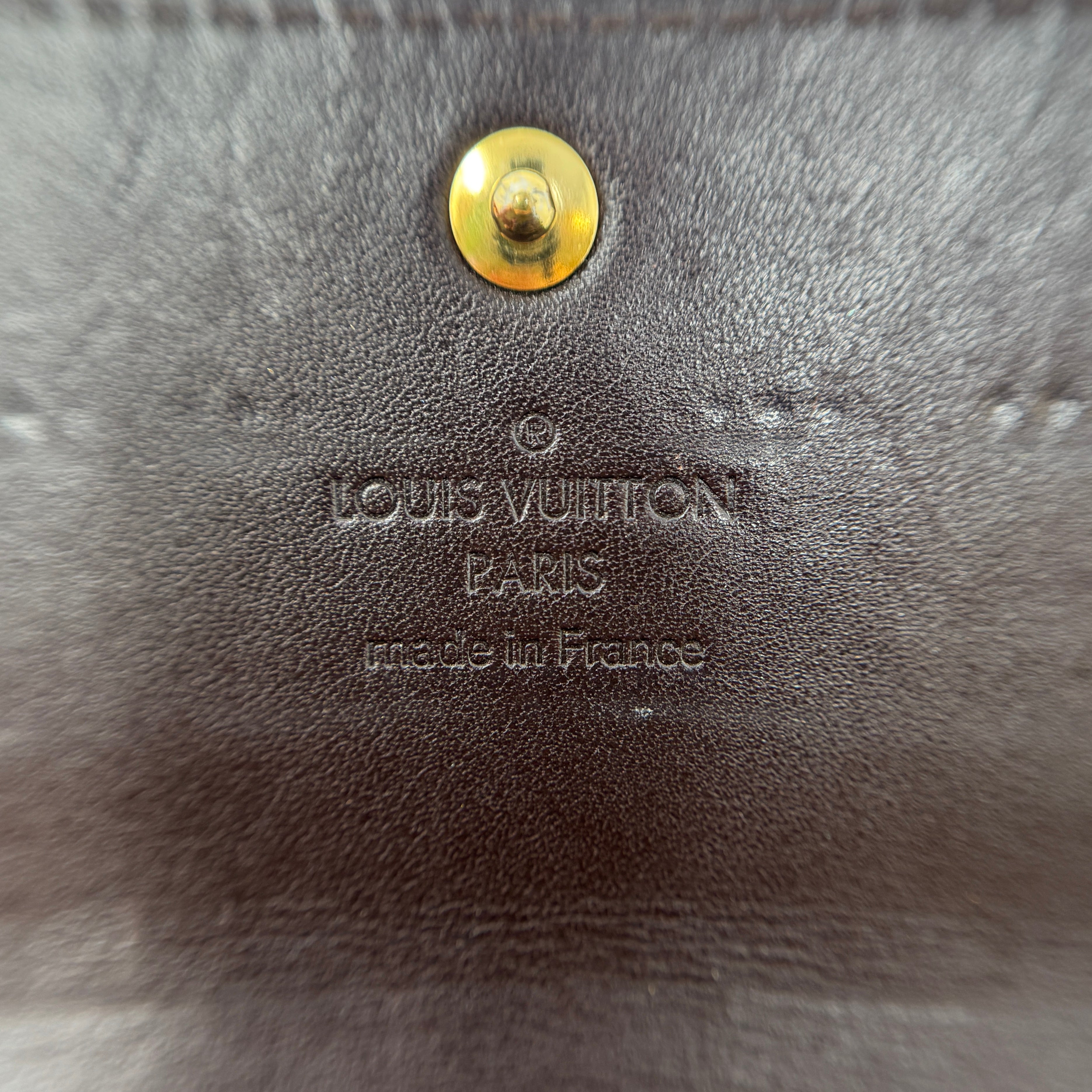 Louis Vuitton Amarante Vernis Sarah Wallet