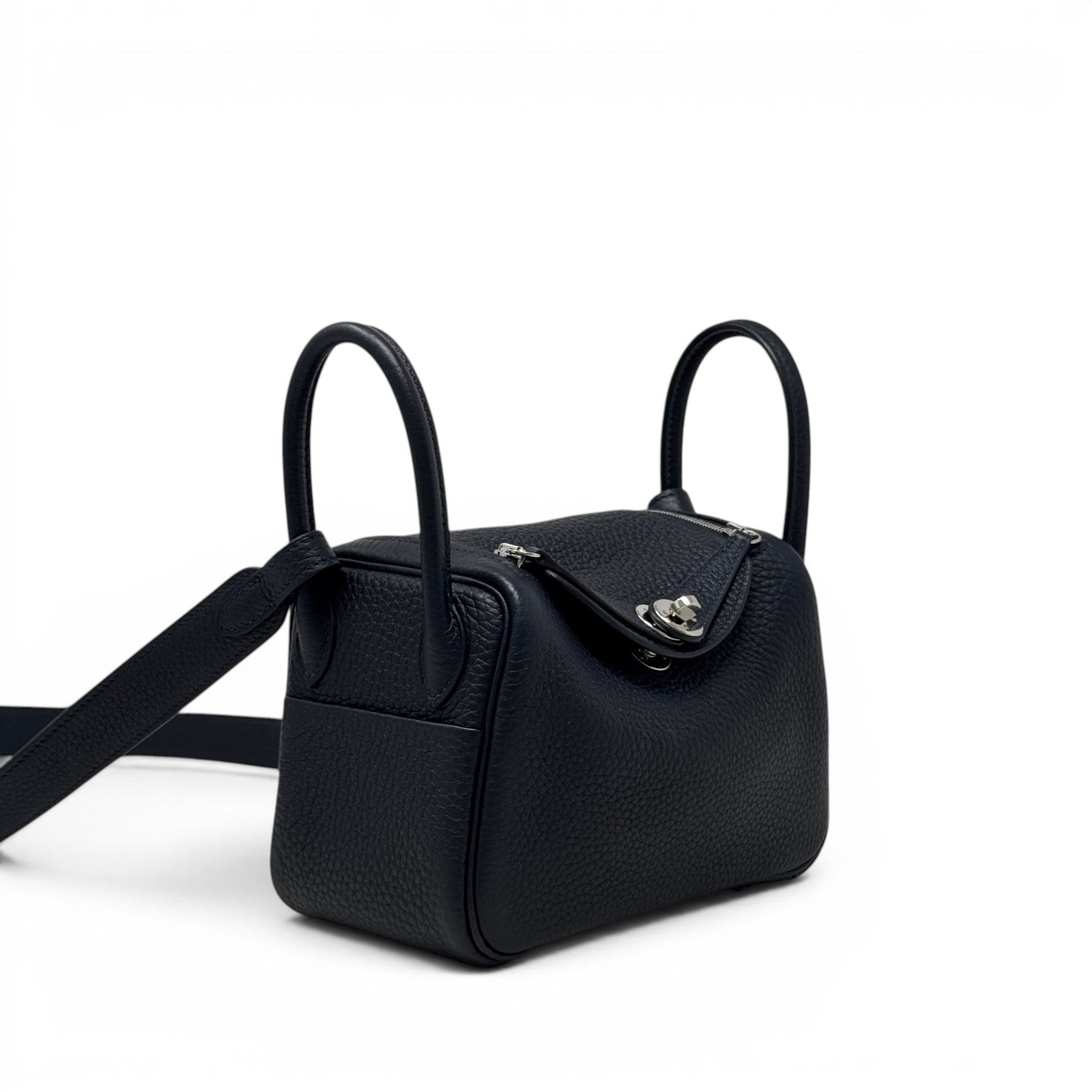 Hermes Caban Clemence Mini Lindy