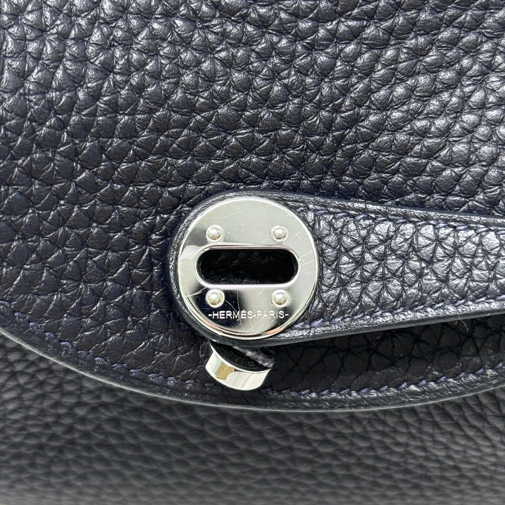 Hermes Caban Clemence Mini Lindy