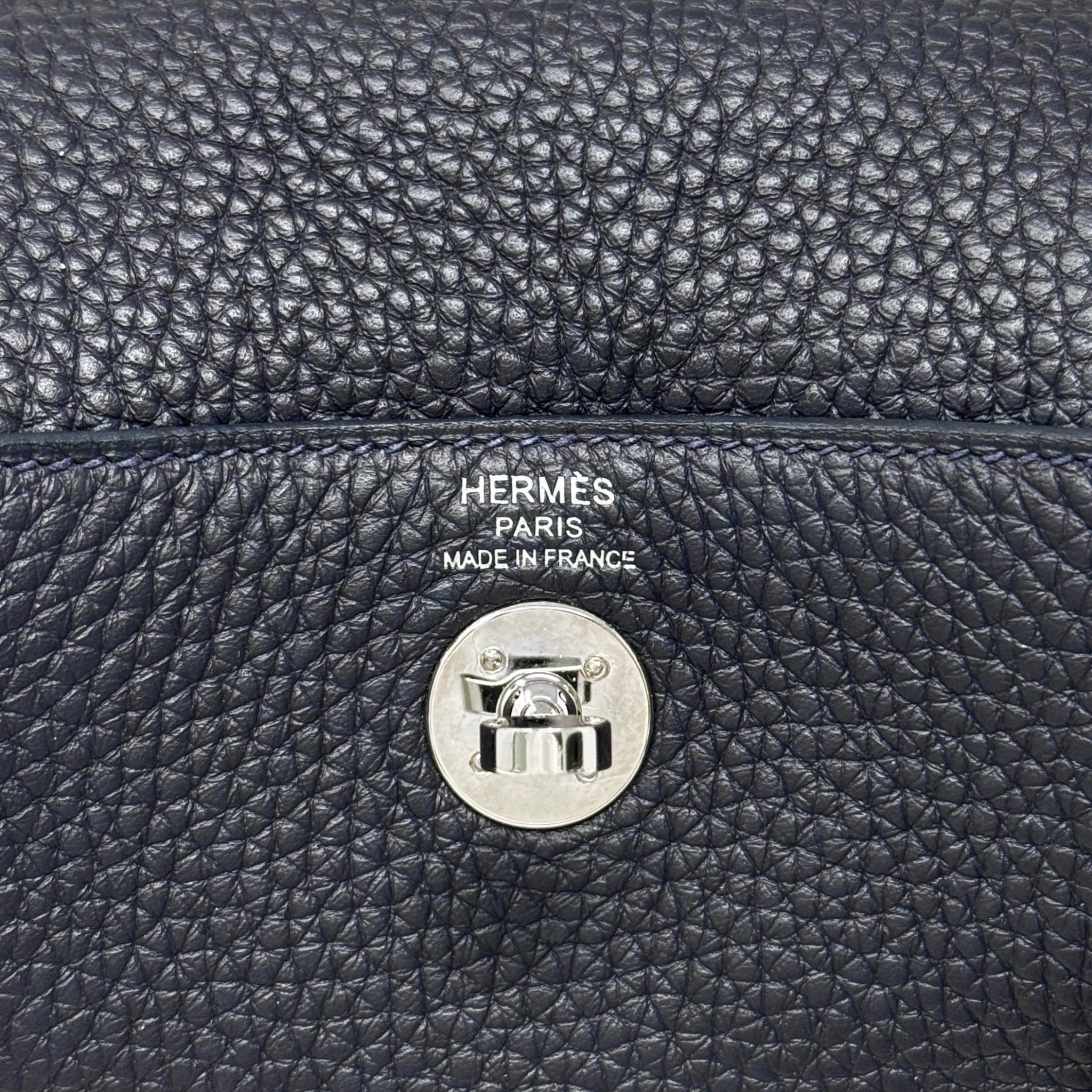 Hermes Caban Clemence Mini Lindy