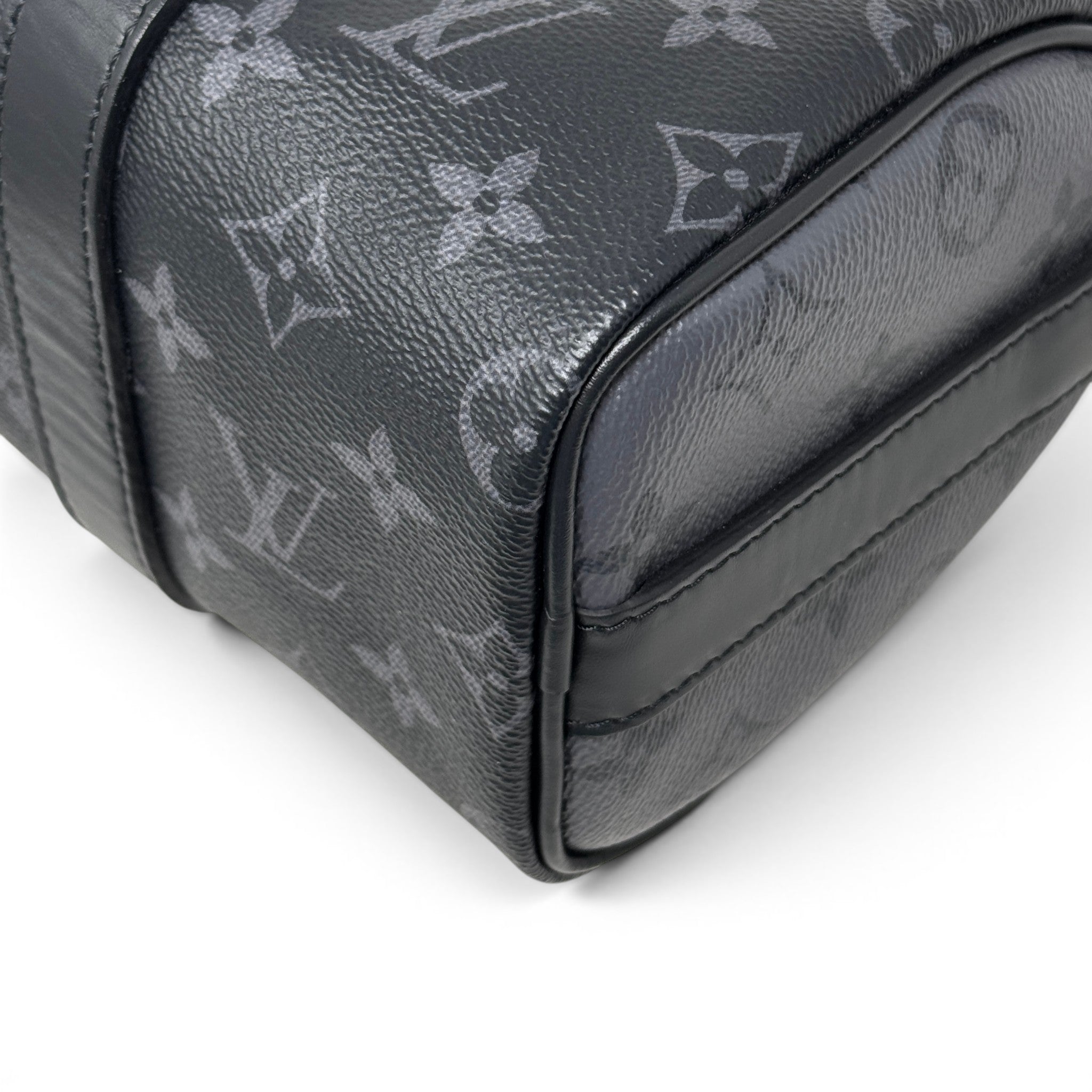 Louis Vuitton Black Keepall Bandouliere 25