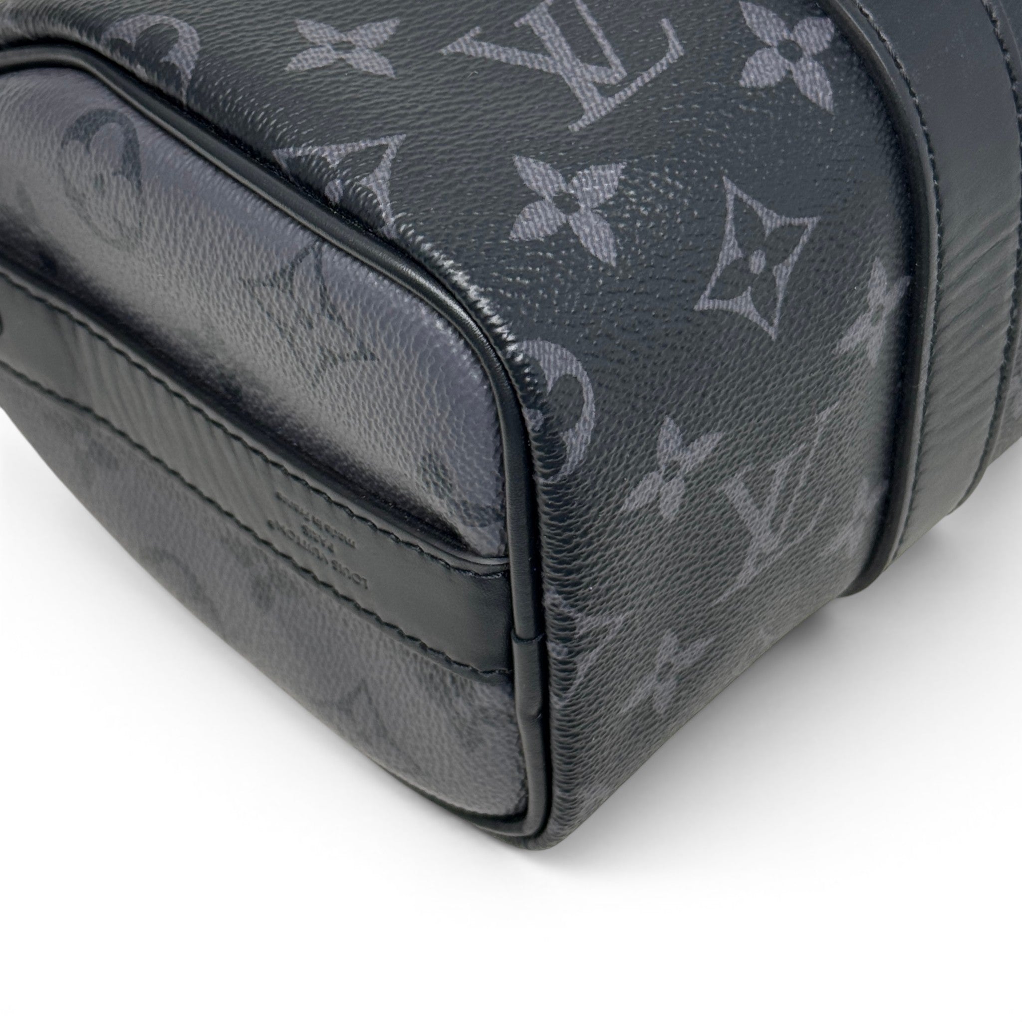 Louis Vuitton Black Keepall Bandouliere 25